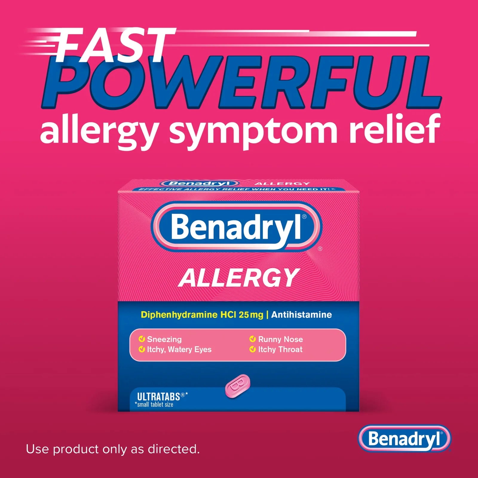 Benadryl Ultra Allergy Relief Tablets product image