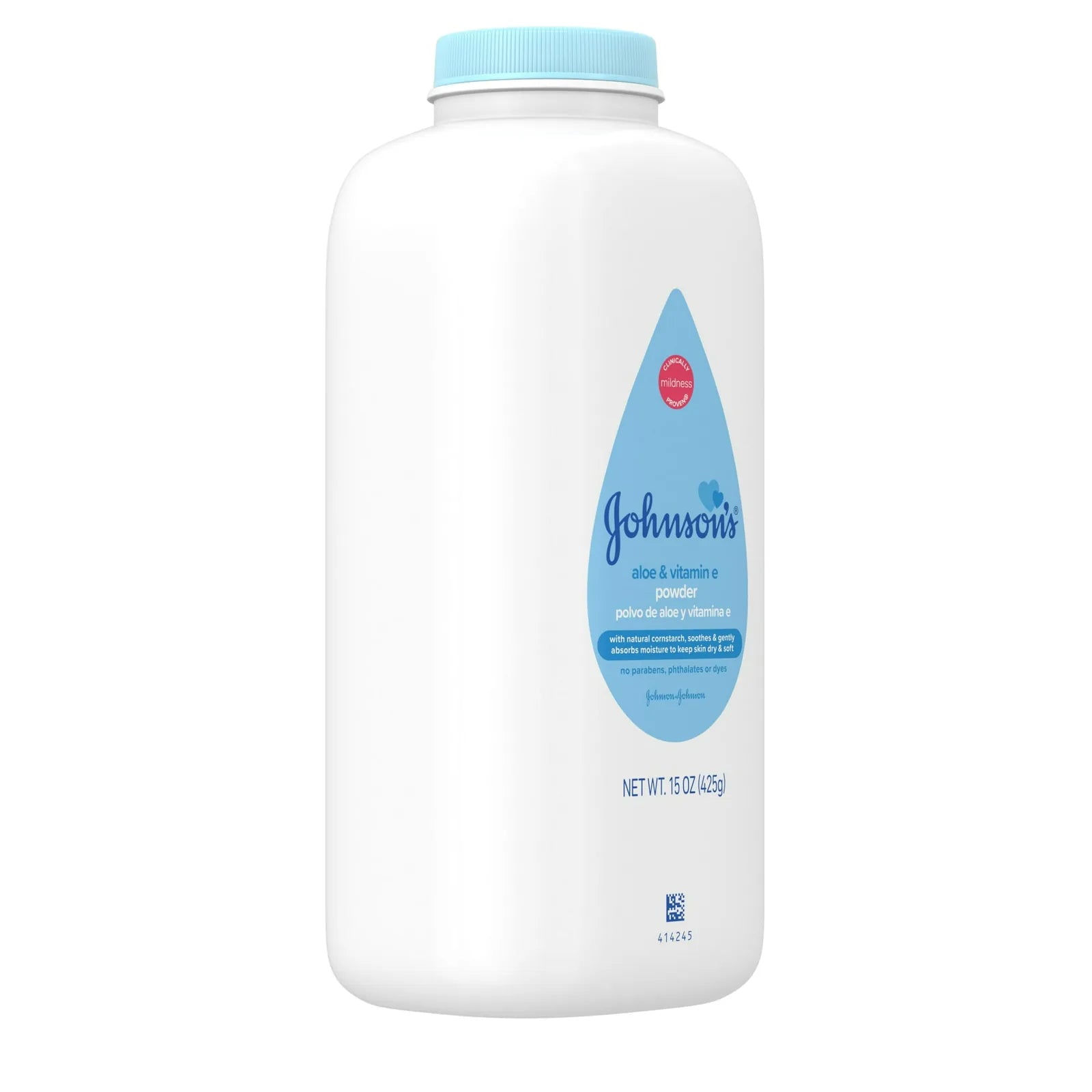 Johnson's Baby Powder with Aloe & Vitamin E, 1.5 oz product image