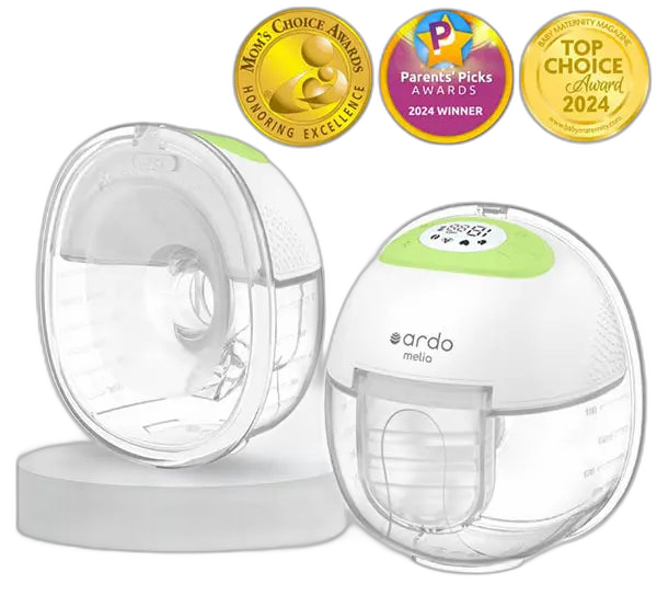 Ardo Melia Wearable Hands-Free Hospital-Grade Breast Pump with transparent background