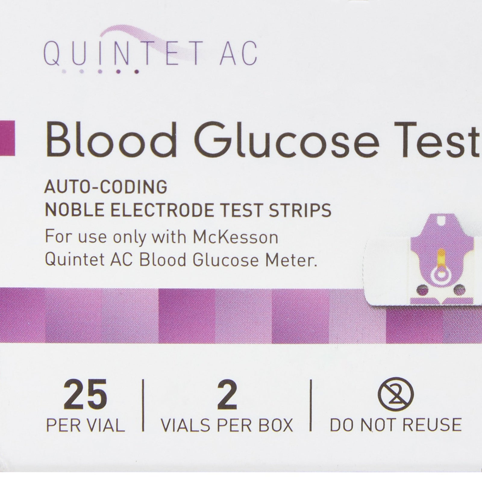 QUINTET AC Blood Glucose Test Strips