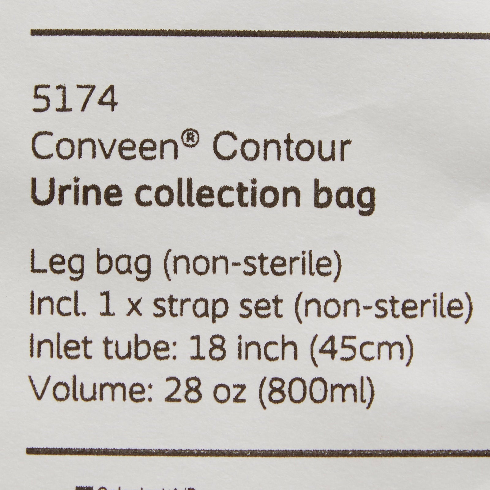 Conveen Security+ Urinary Leg Bag