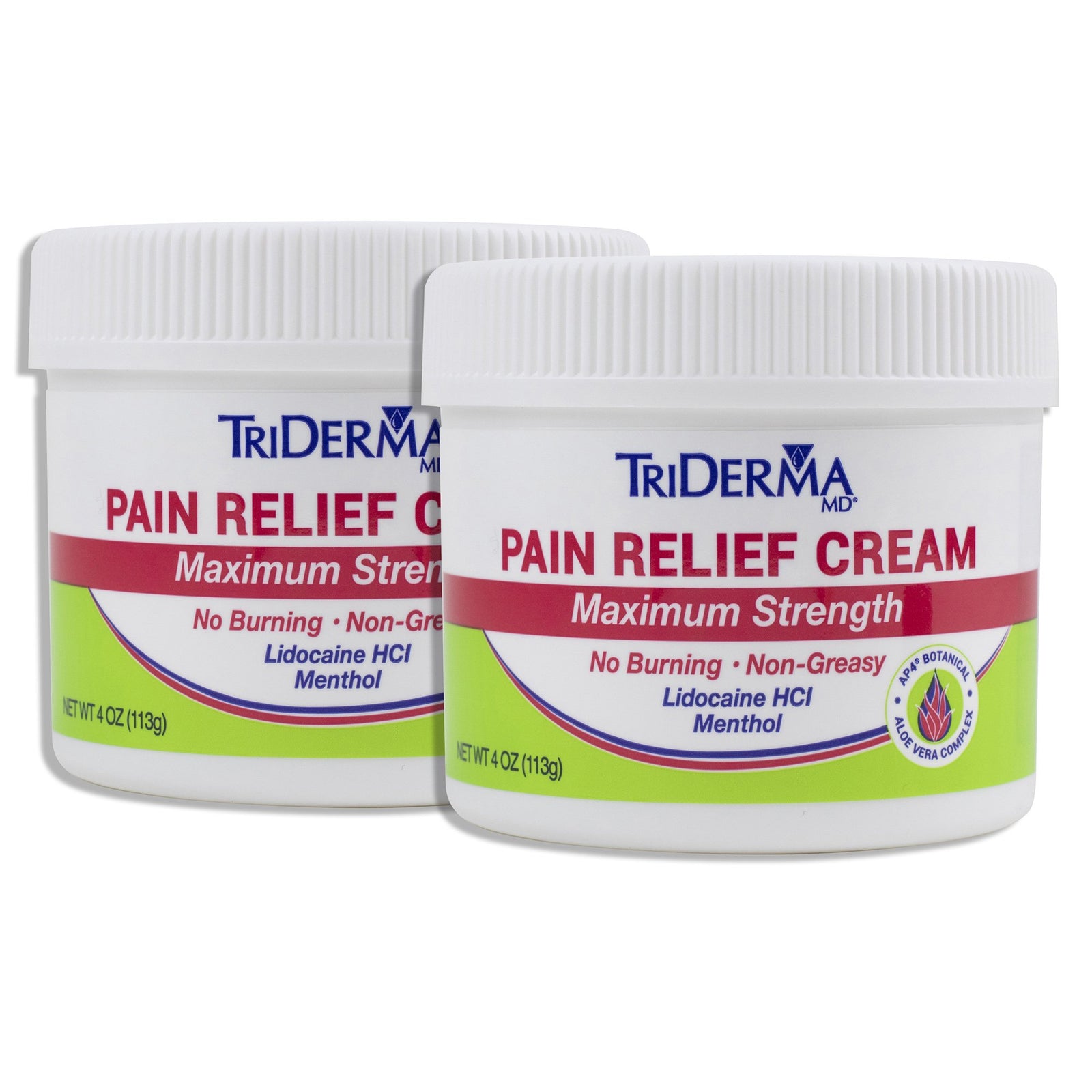 Genuine Virgin Aloe TriDerma MD Pain Relief Cream