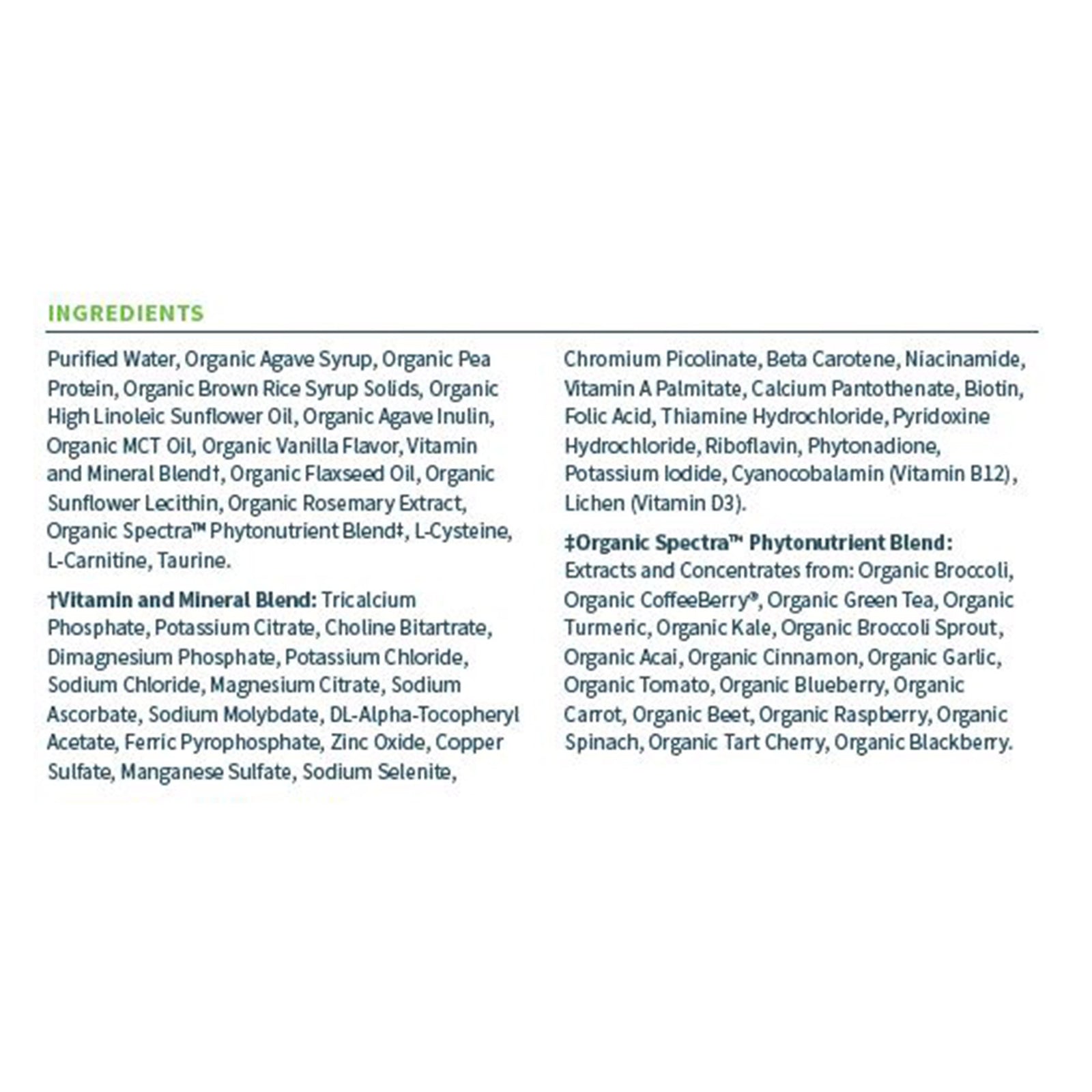 Kate Farms Standard 1.0 Oral Supplement