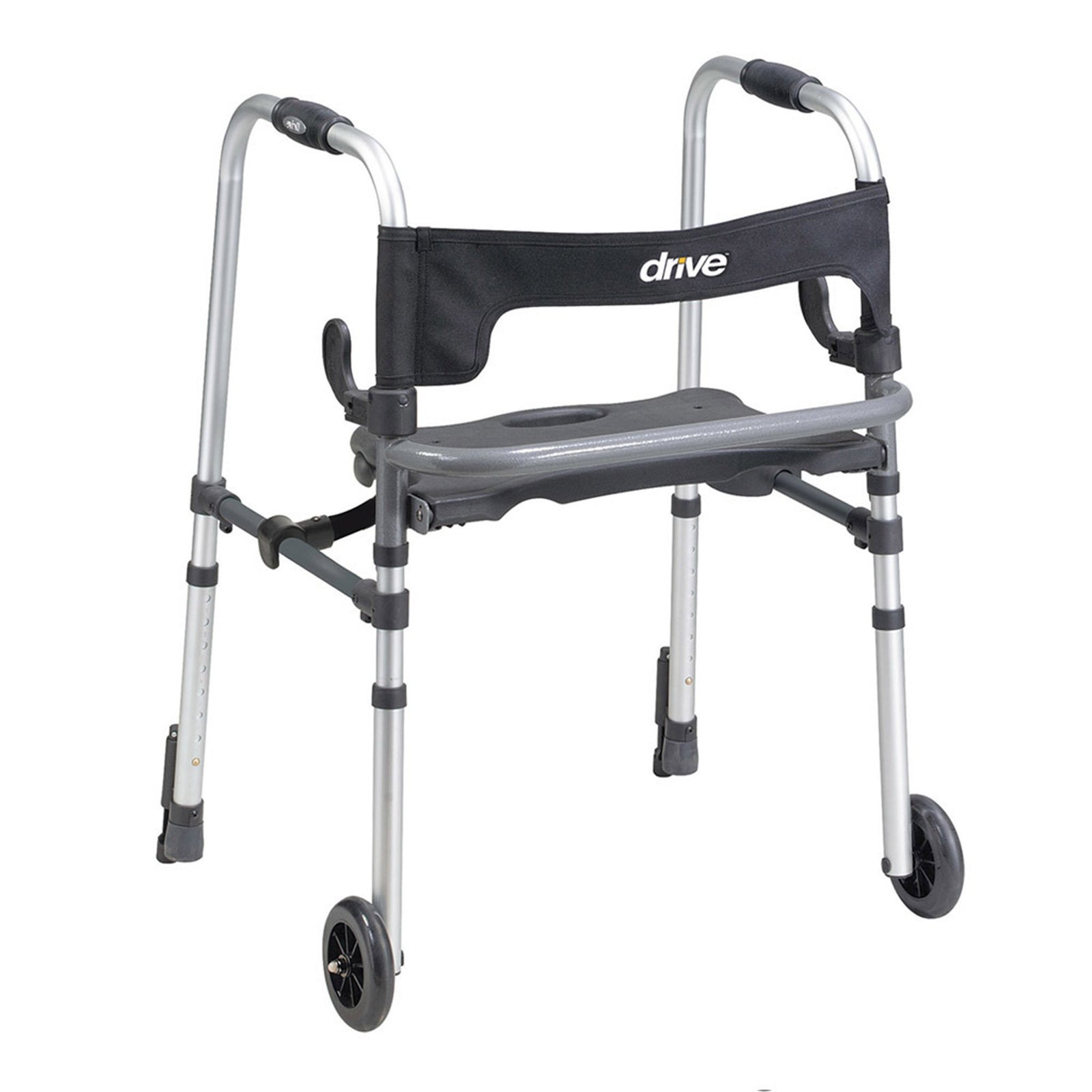 Clever-Lite LS Dual Release Folding Walker Adjustable Height
