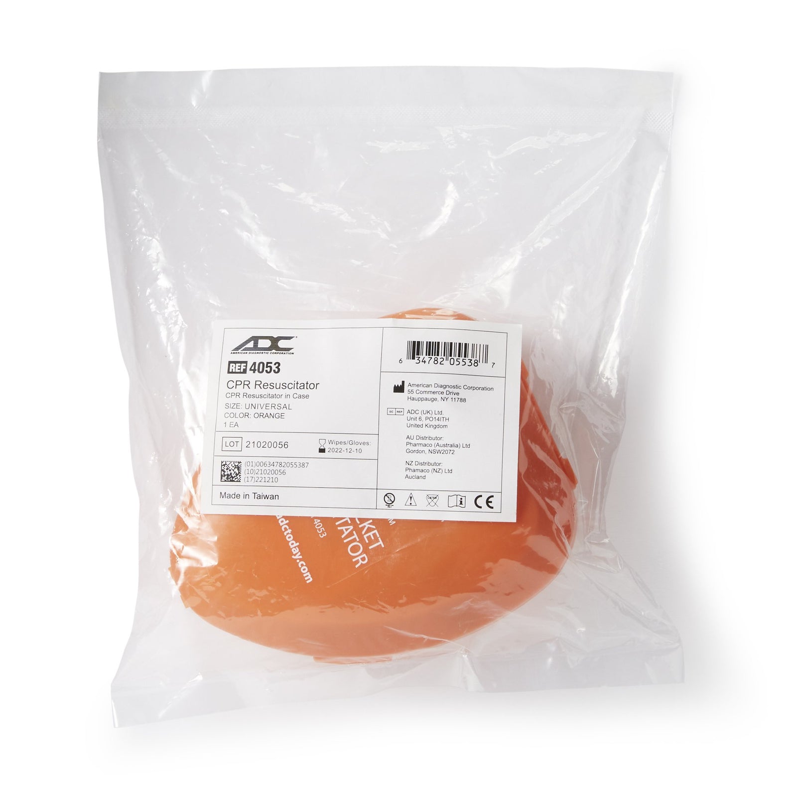 Adsafe Cpr Resuscitation Mask