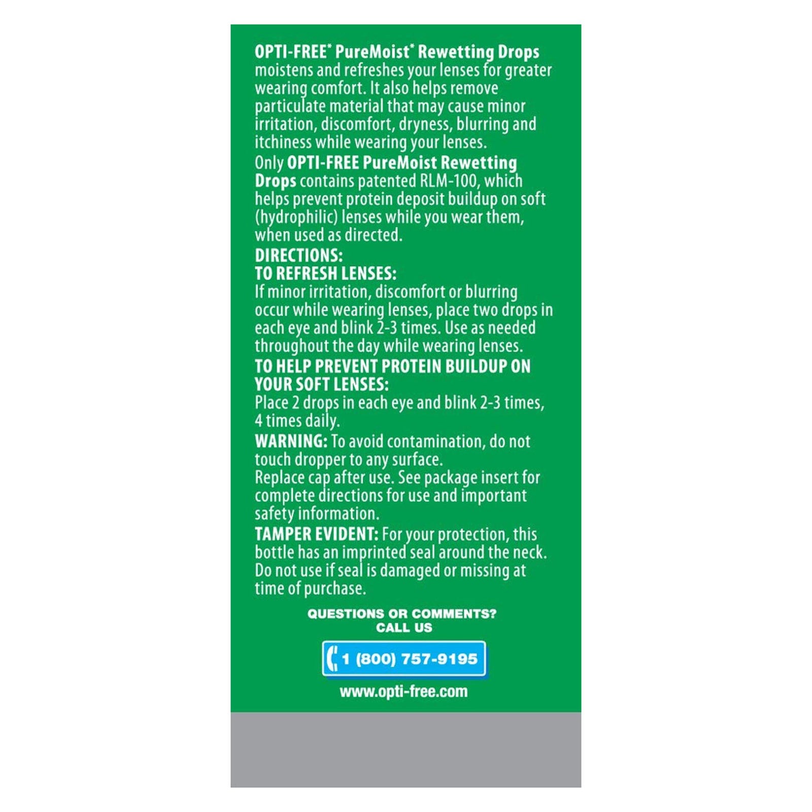 Opti-Free Pure Moist Contact Lens Solution