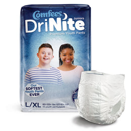 Comfees DriNite Juniors Unisex Youth Absorbent Underwear