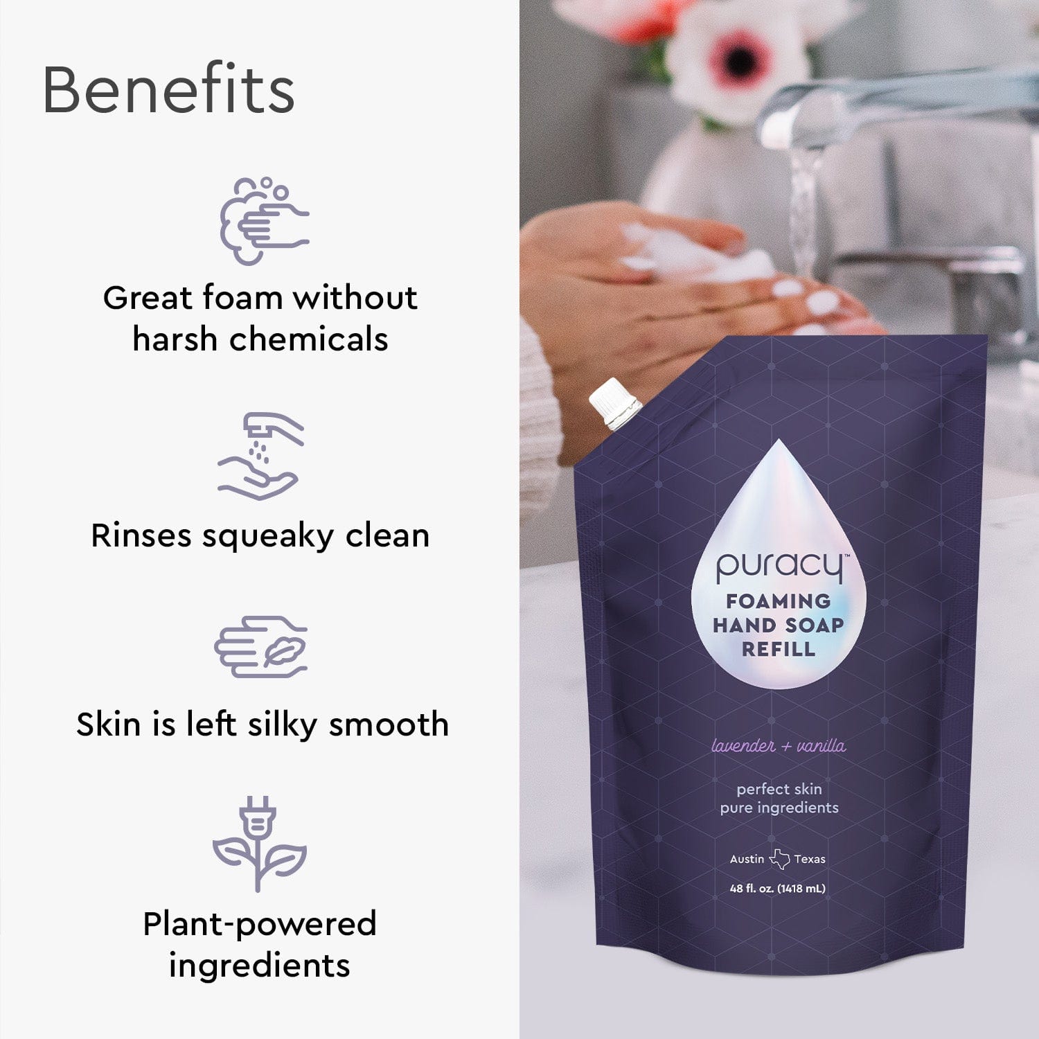 Puracy Natural Foaming Hand Soap