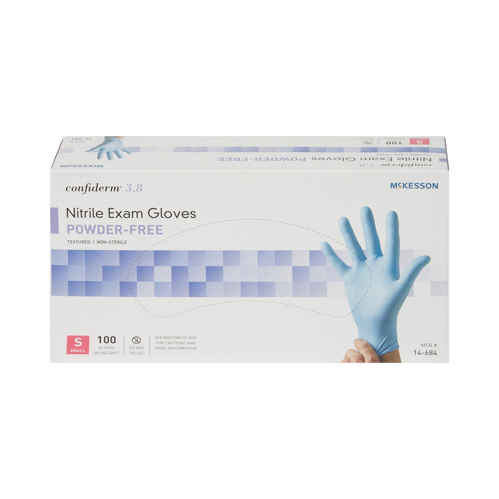McKesson Confiderm 3.8 Nitrile Exam Glove