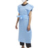 Patient Exam Gown X-Large Blue Disposable