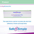 Safe n Simple Barrier Wipe
