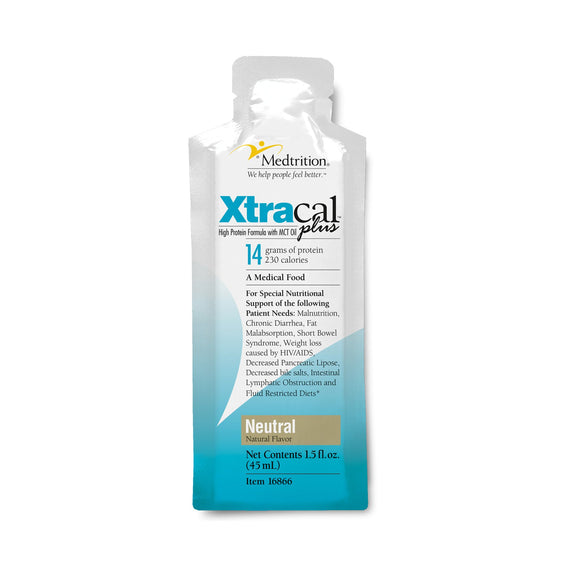 XtraCal™ Plus Unflavored Concentrate High Calorie Supplement, 1 oz. Individual Packet