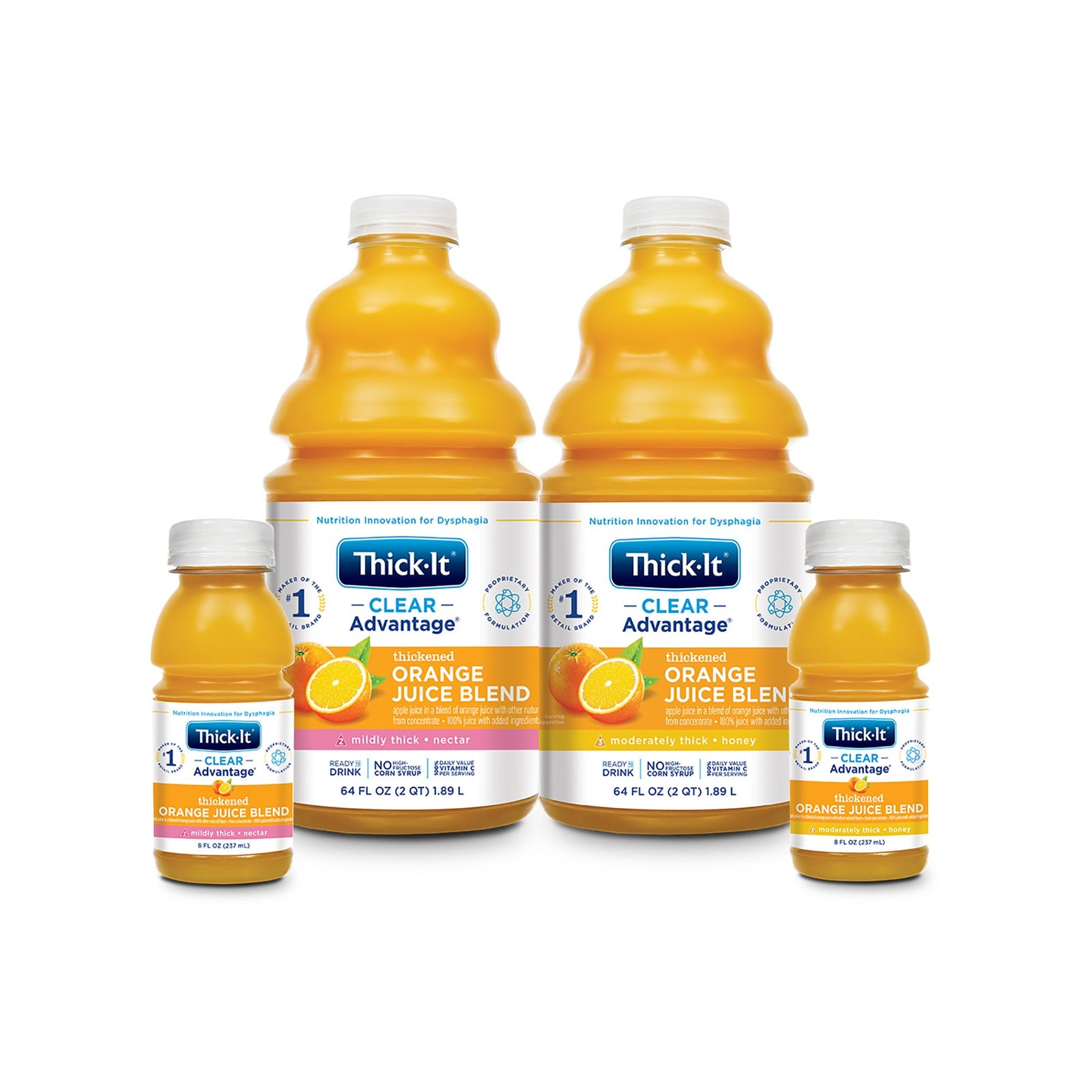 Thick-It Clear Advantage Thickened Beverage, Orange Juice