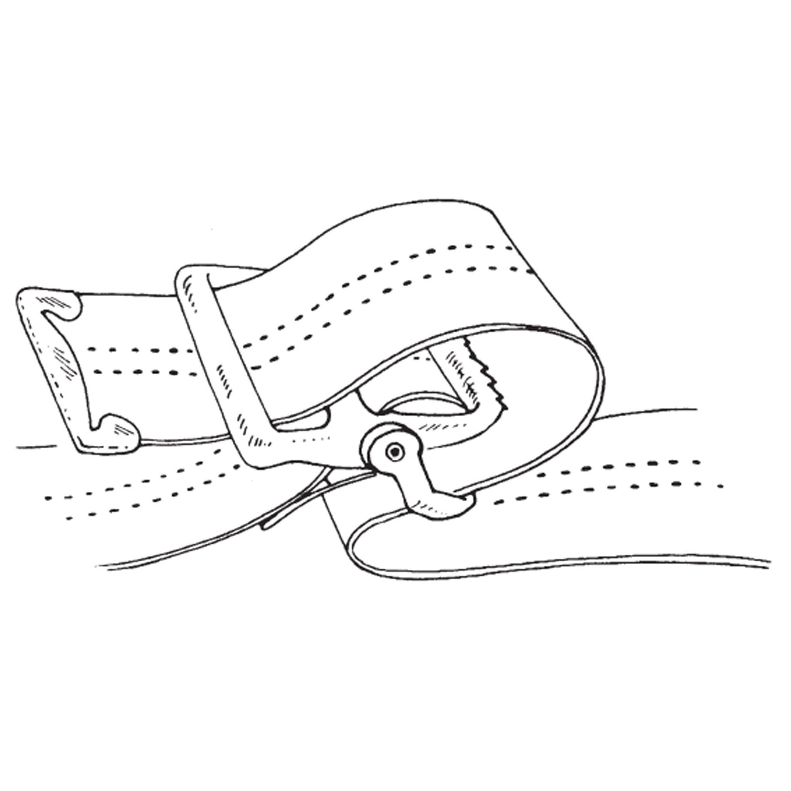 SkiL-Care Heavy-Duty Gait Belt with Metal Buckle