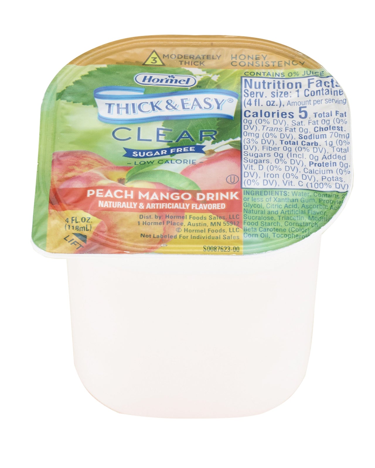 Thick & Easy Sugar Free Thickened Beverage