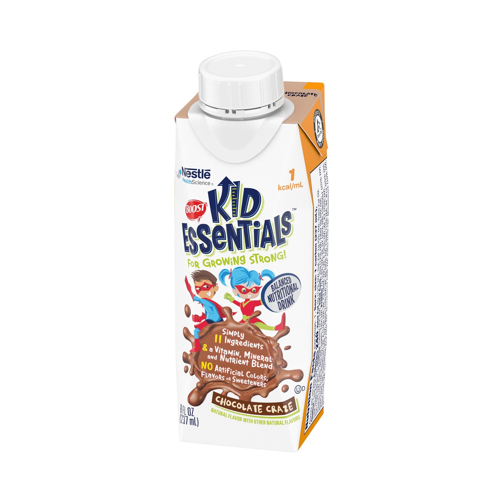 Boost® Kid Essentials™ Strawberry Pediatric Oral Supplement, 8 oz. Carton, 24 per Case