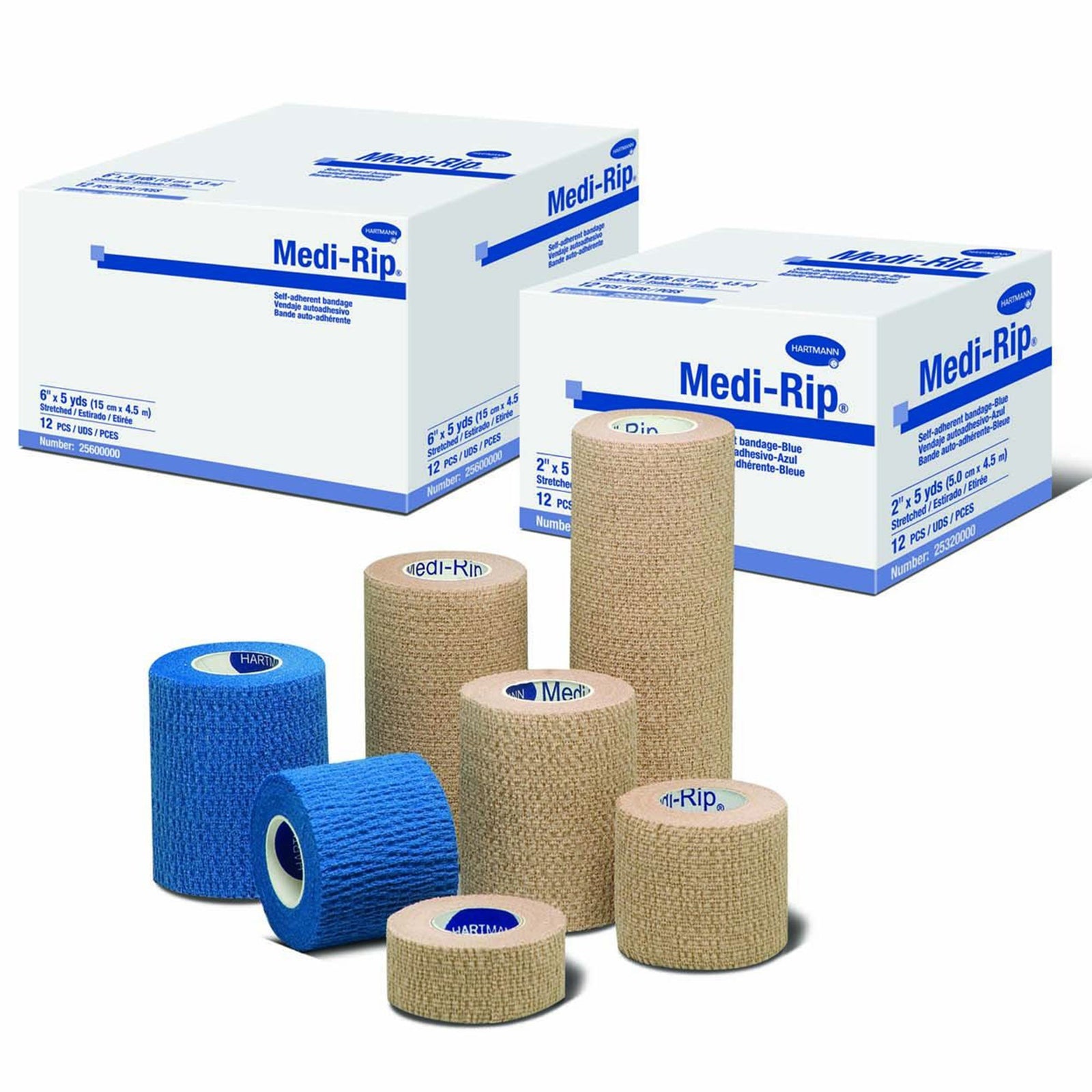 Hartmann Medi-Rip LF Self-Adherent Compression Bandages