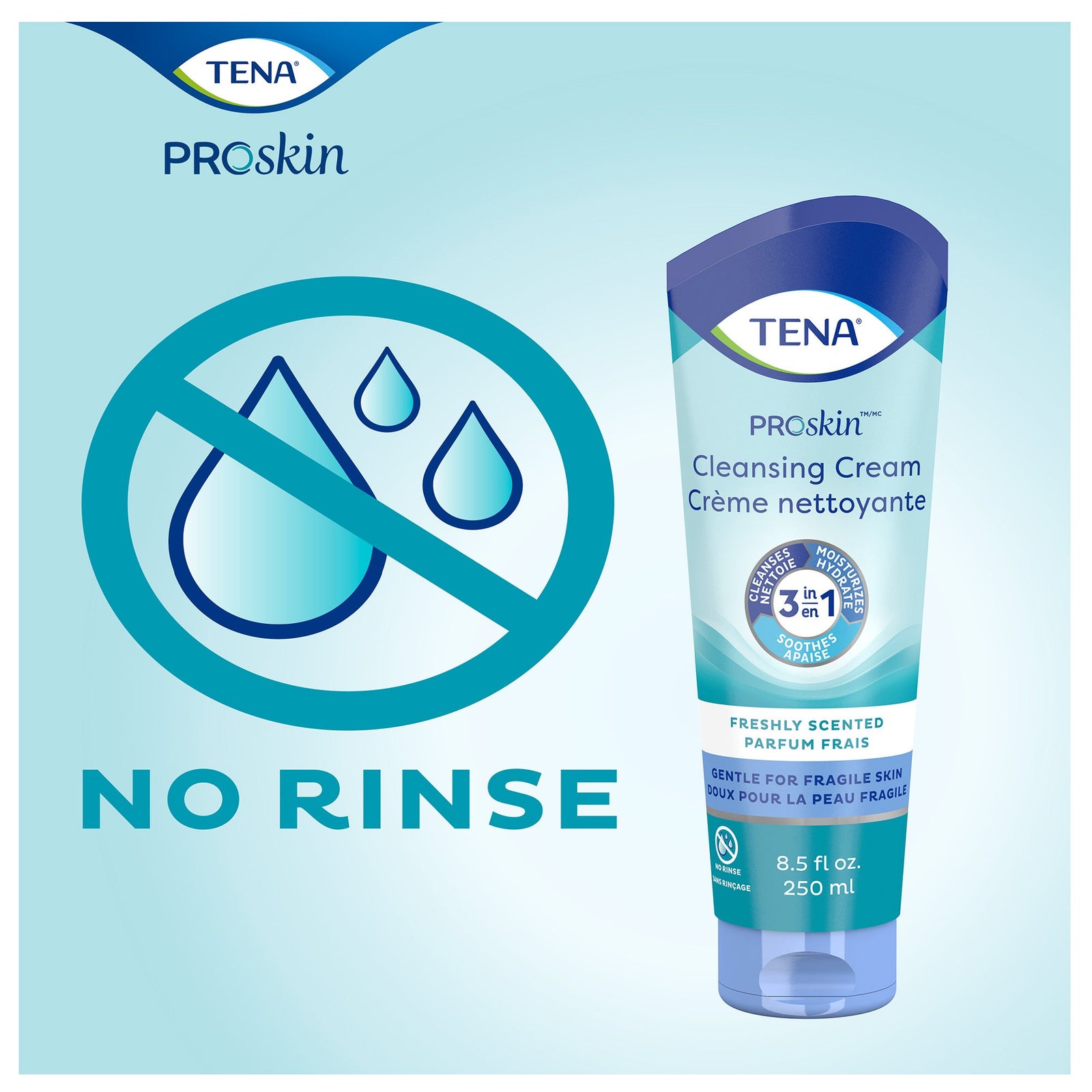 TENA ProSkin Rinse-Free Body Wash