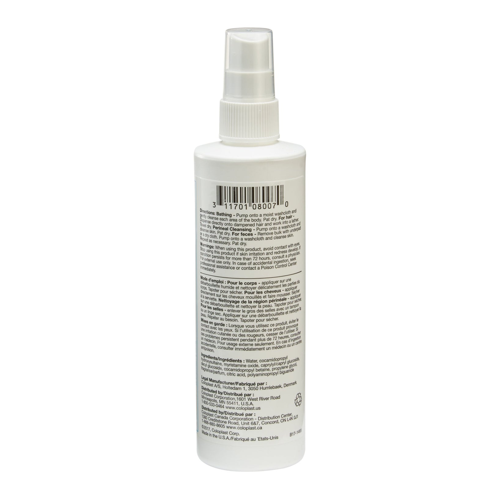 Bedside-Care Sensitive Skin Rinse-Free Shampoo And Body Wash