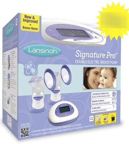Lansinoh SignaturePro Double Electric Breast Pump Kit