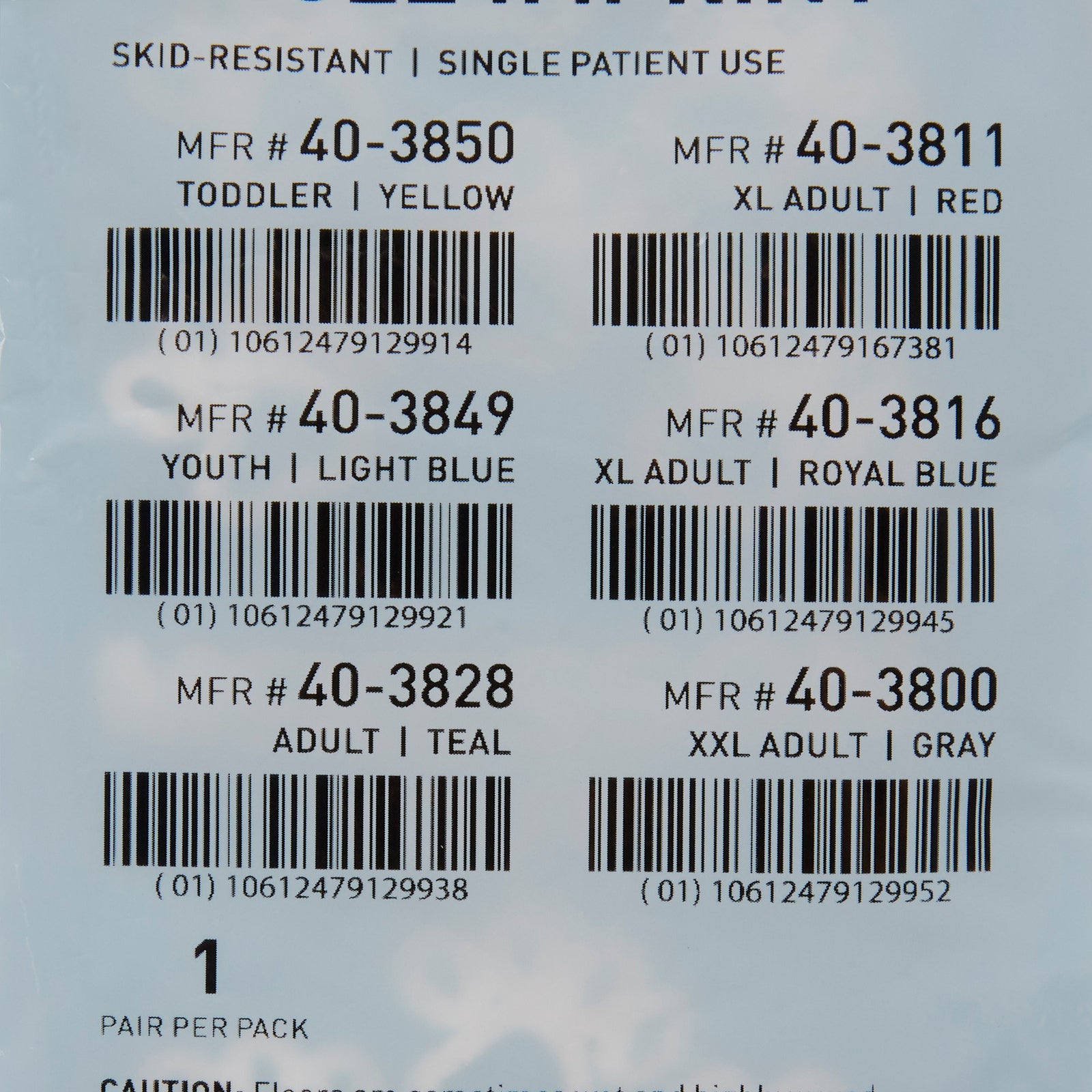 McKesson Terries Double Tread Slipper Socks