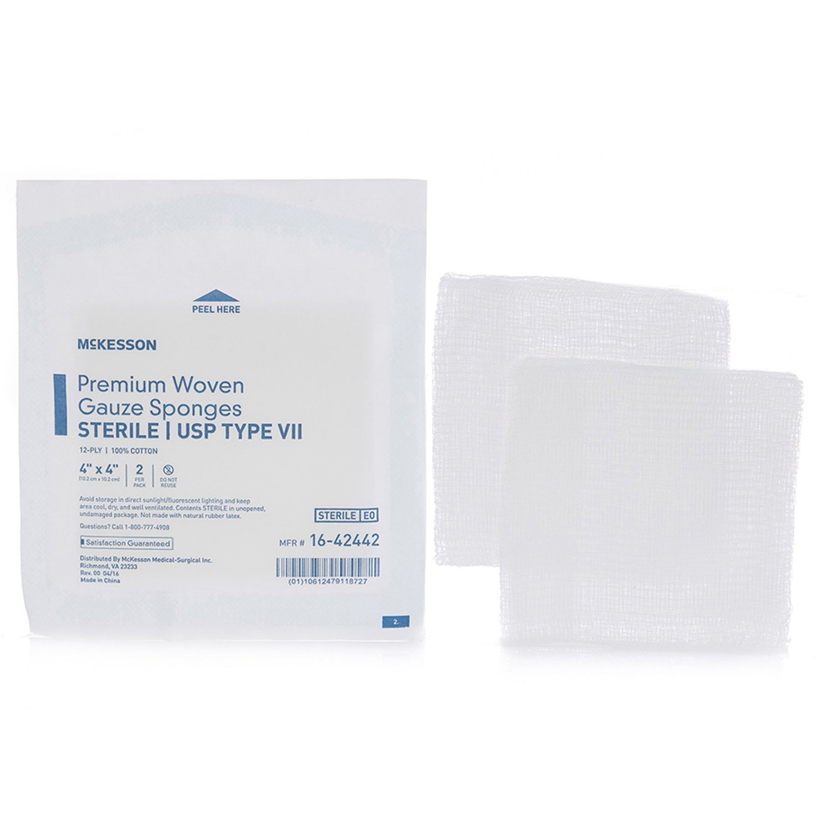McKesson NonSterile USP Type VII Gauze Sponge