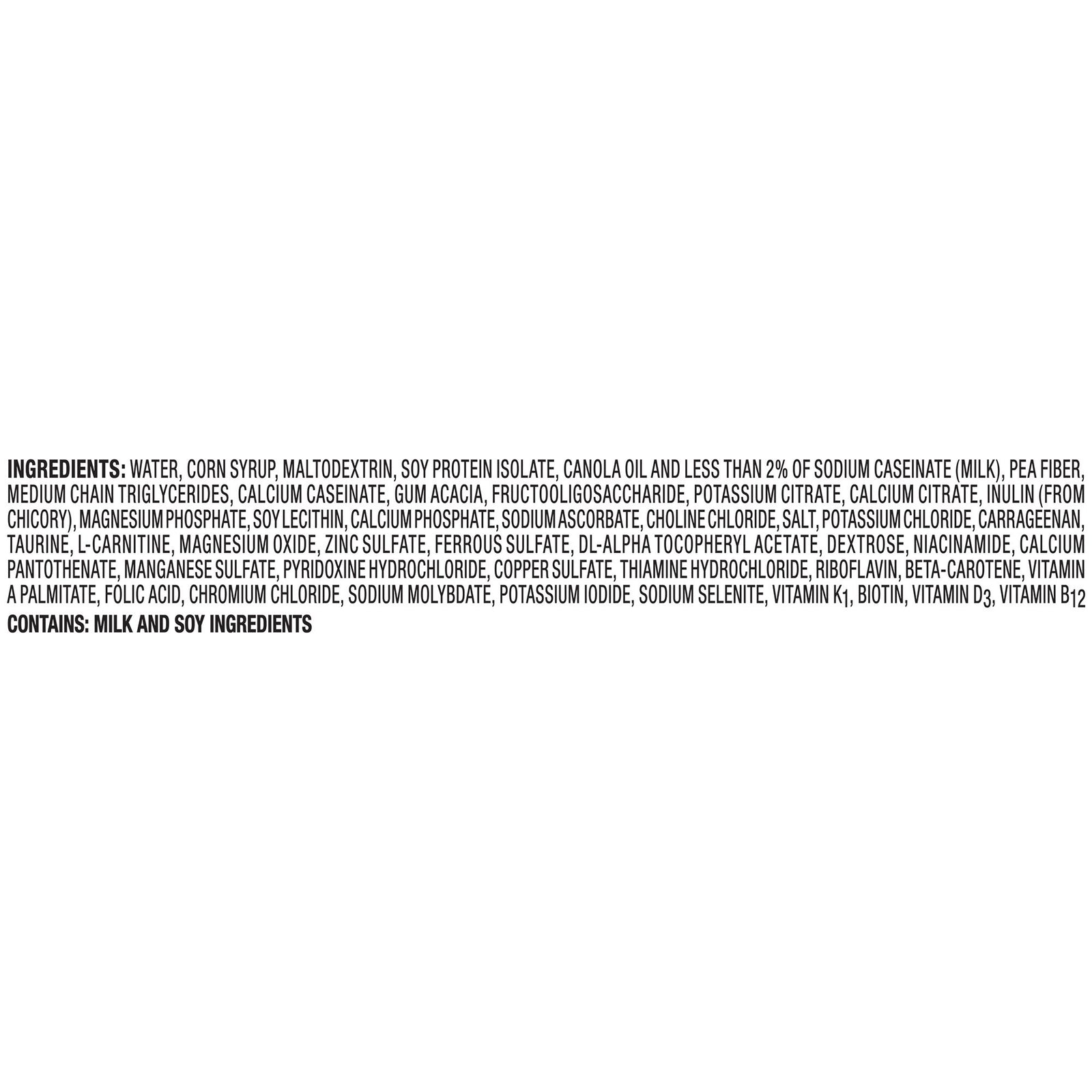 Replete Fiber Tube Feeding Formula, Adult, Gluten-Free, Kosher, Ready to Use, 8.45 oz, 24/case