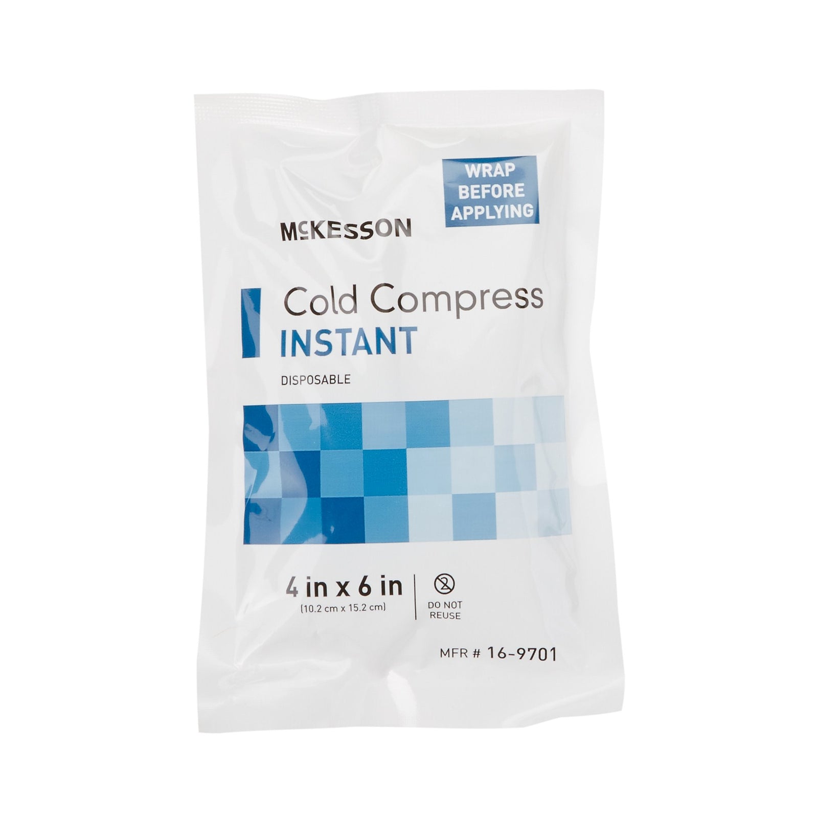 McKesson Disposable Instant Cold Packs (Plastic/Ammonium Nitrate/Water) 4-7/10" to 9