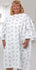 Patient Exam Gown Medium / Large Snowflake Print Print Reusable