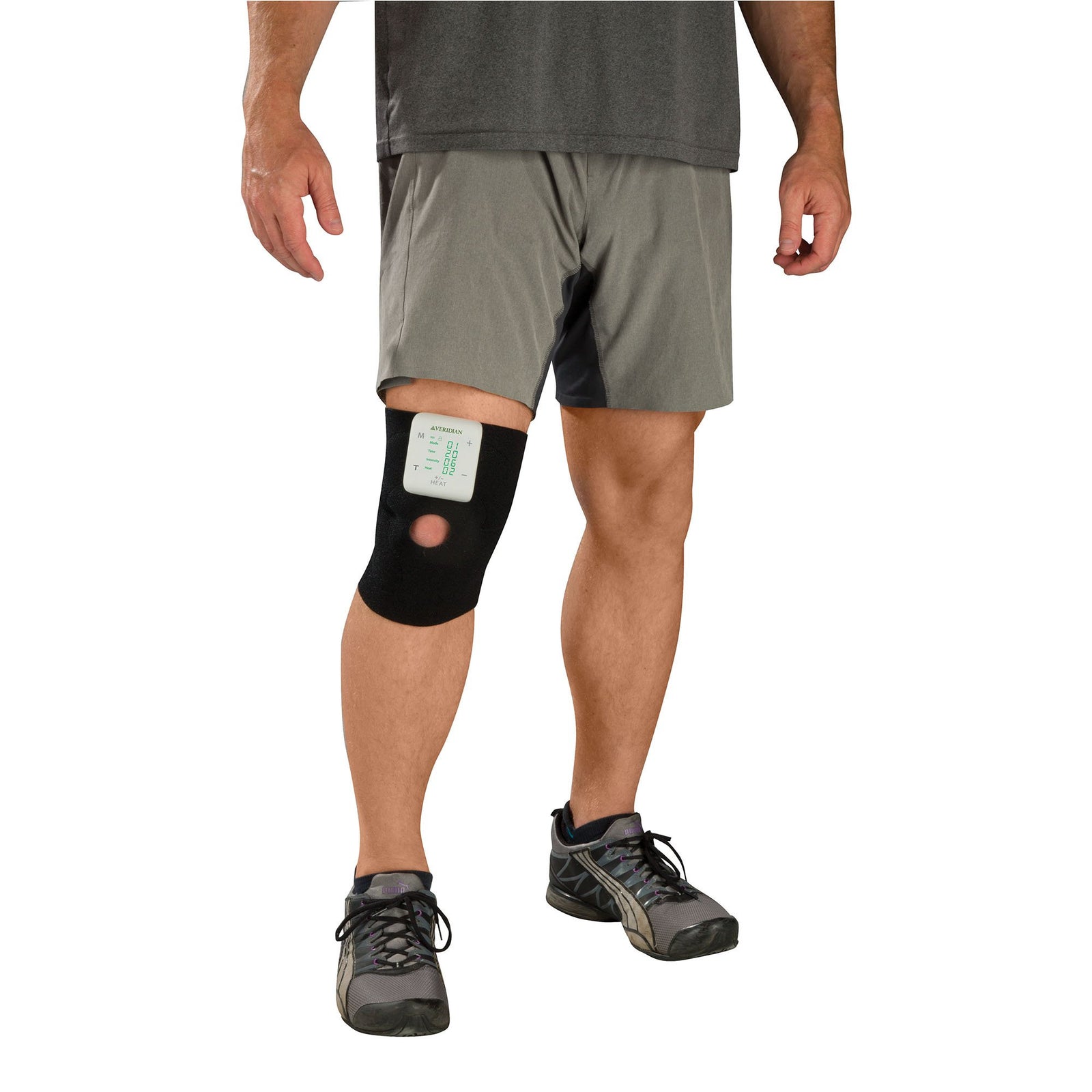 Veridian Healthcare Tens Unit With Heat Conductive Knee Wrap