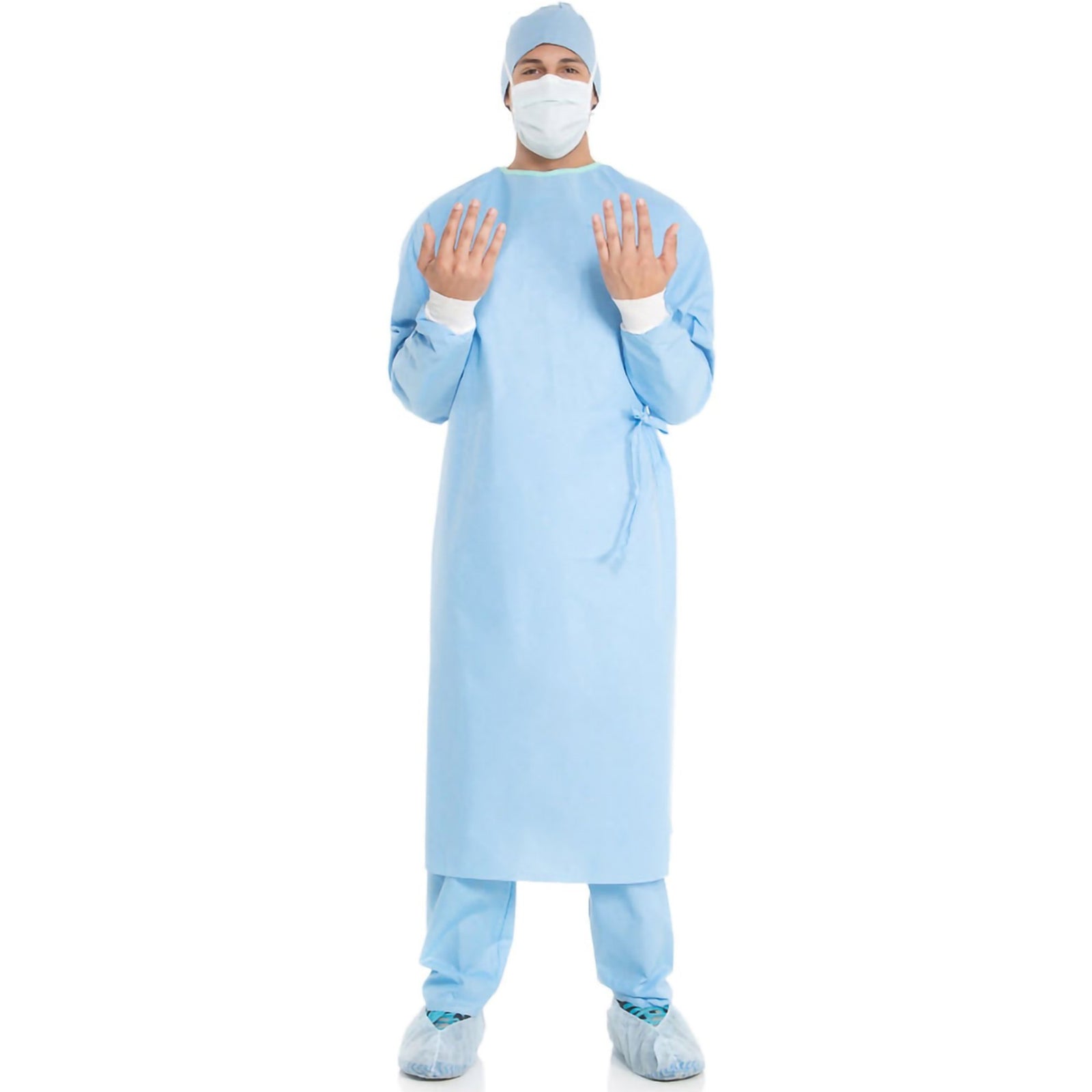 Ultra Fabric-Reinforced Surgical Gown With Towel