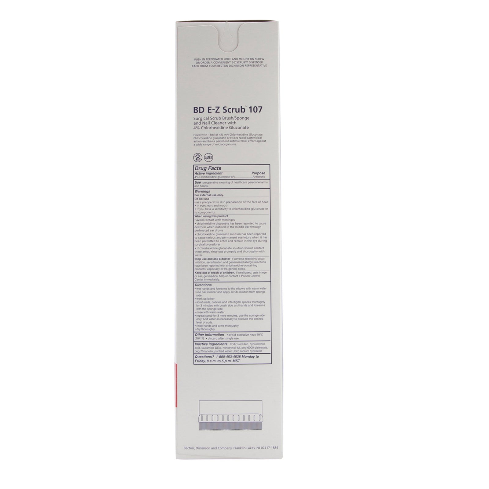 BD E-Z Scrub Impregnated Scrub Brush