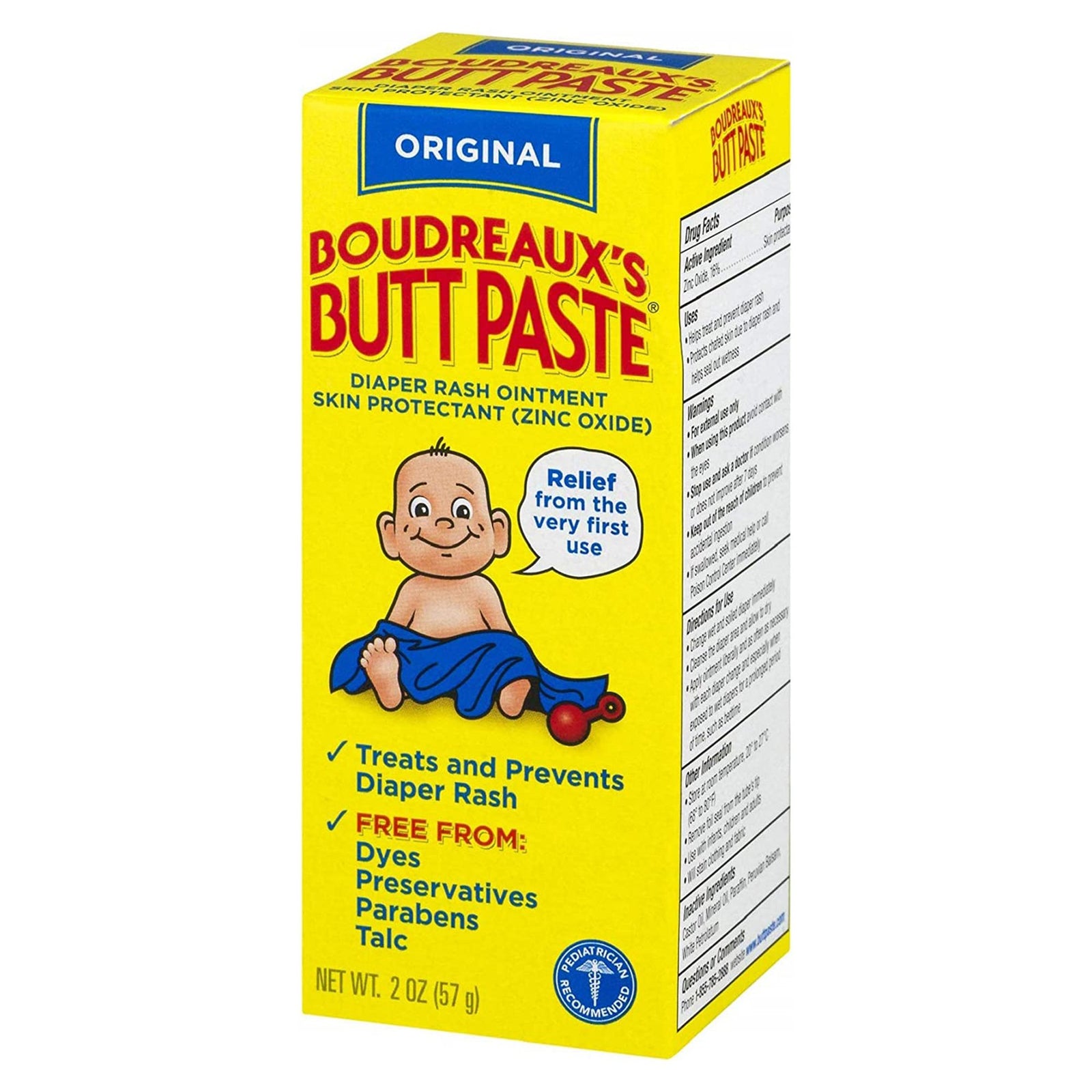 Boudreaux's Butt Paste Diaper Rash Treatment