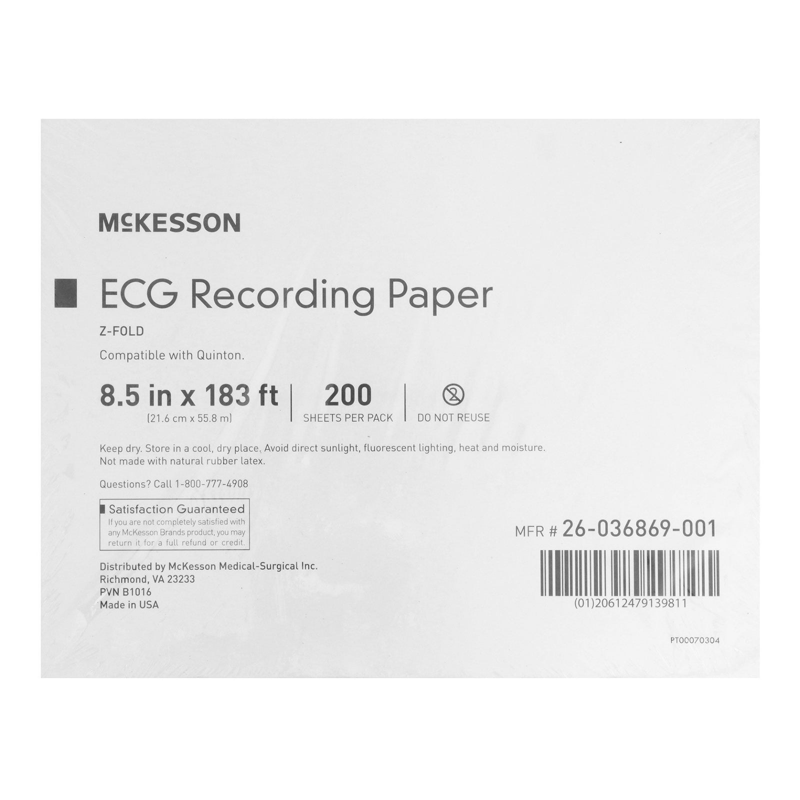 McKesson ECG Recording Paper