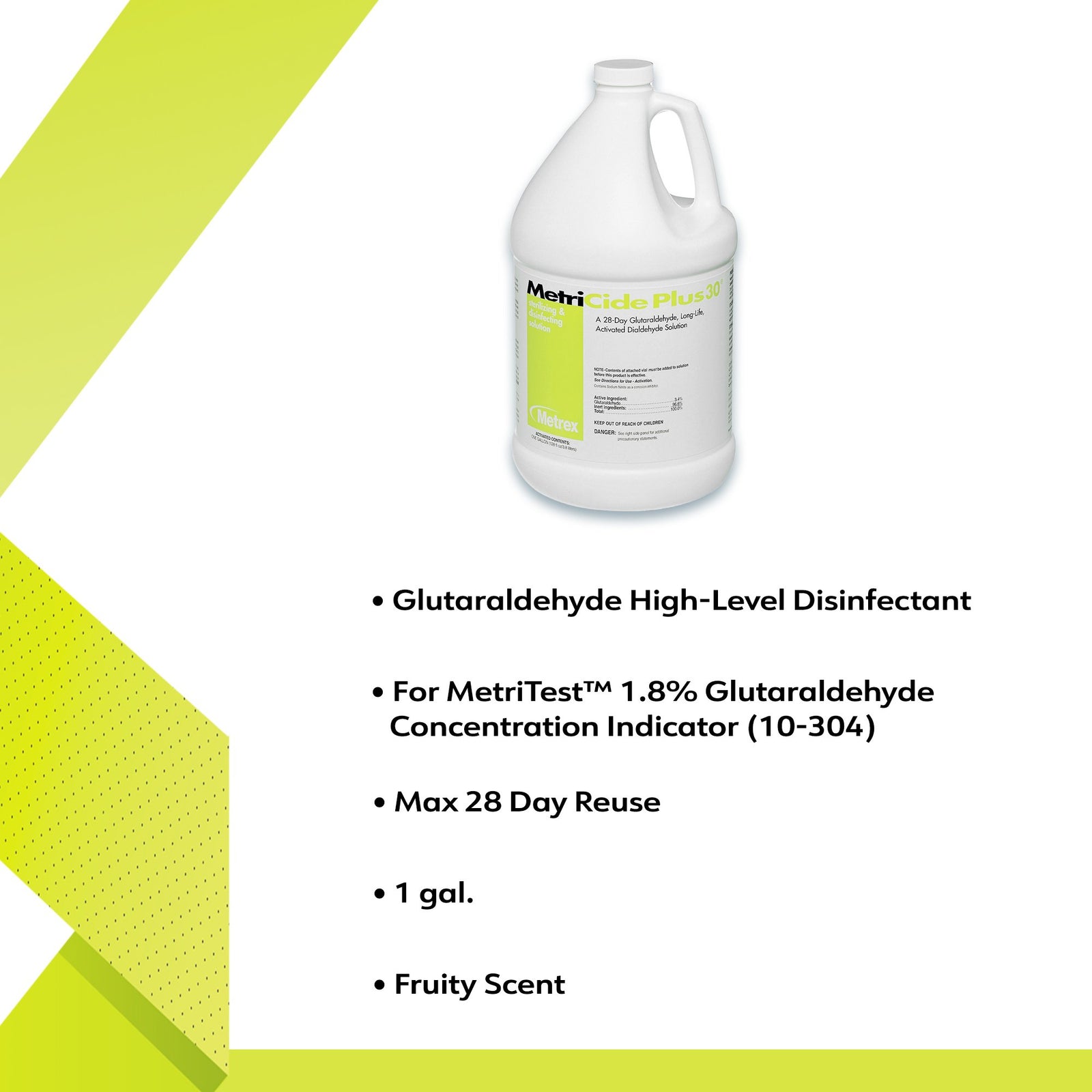 MetriCide Plus 30 Glutaraldehyde HighLevel Disinfectant
