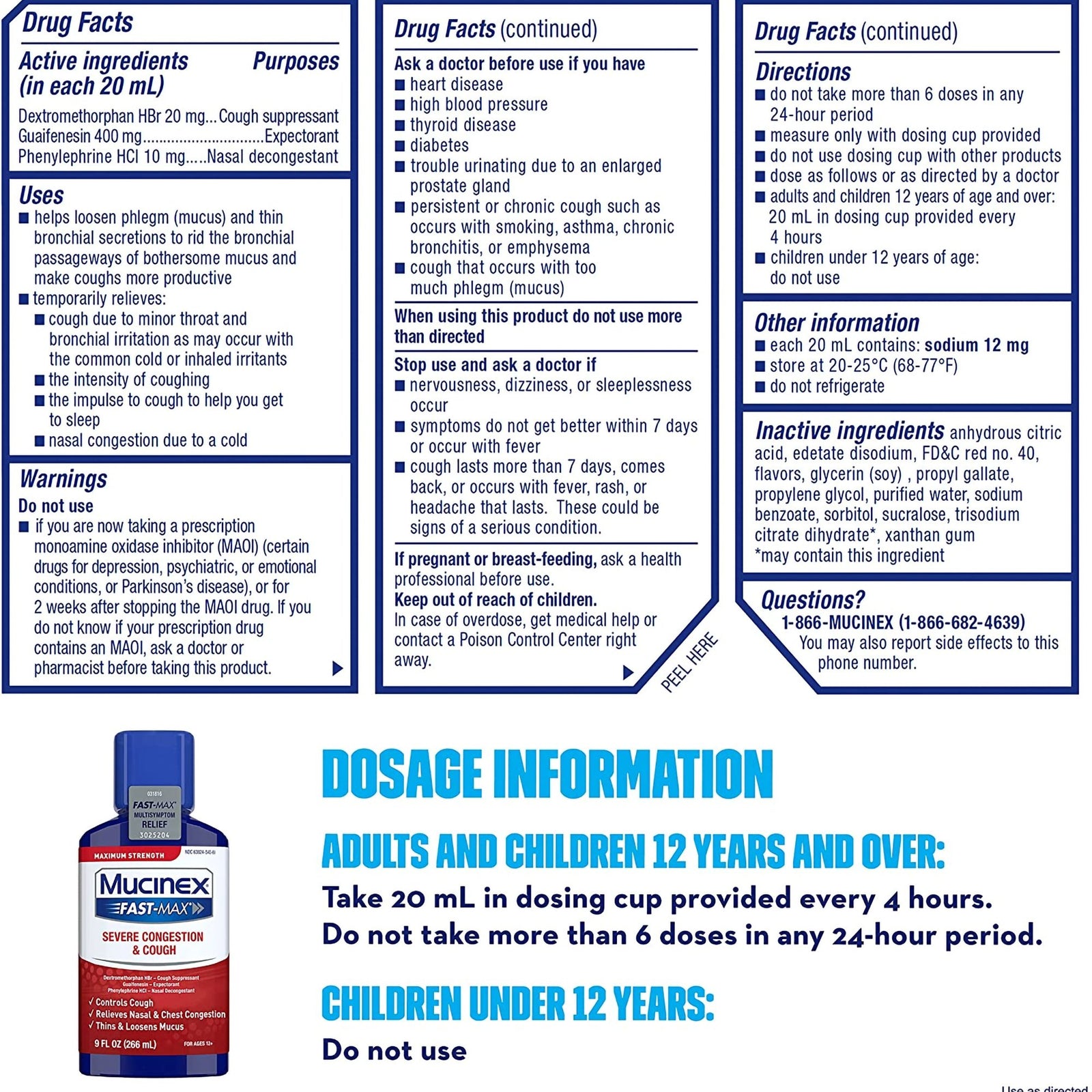 Mucinex Fast-Max Cold And Cough Relief