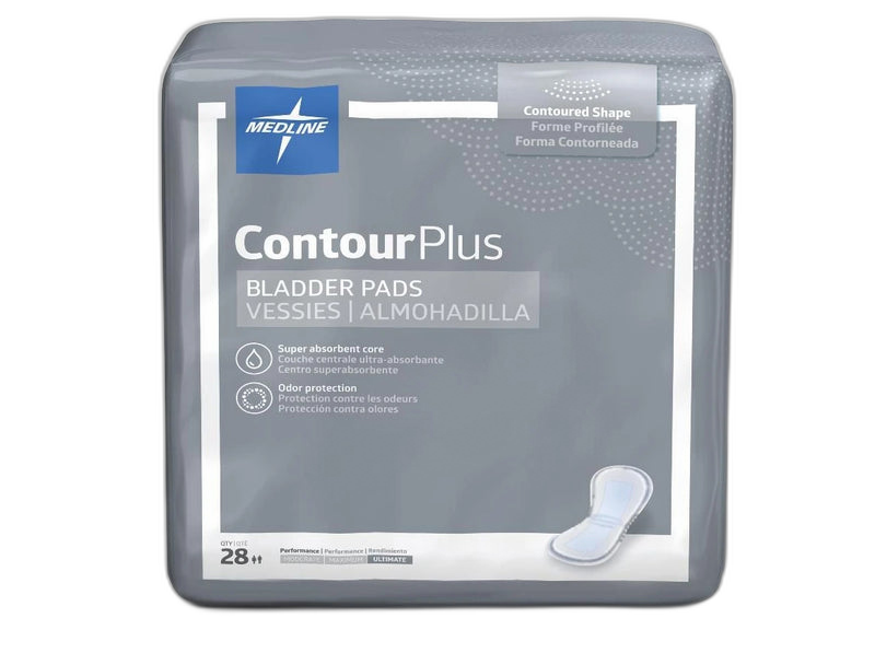 Medline ContourPlus Bladder Control Pad - transparent background