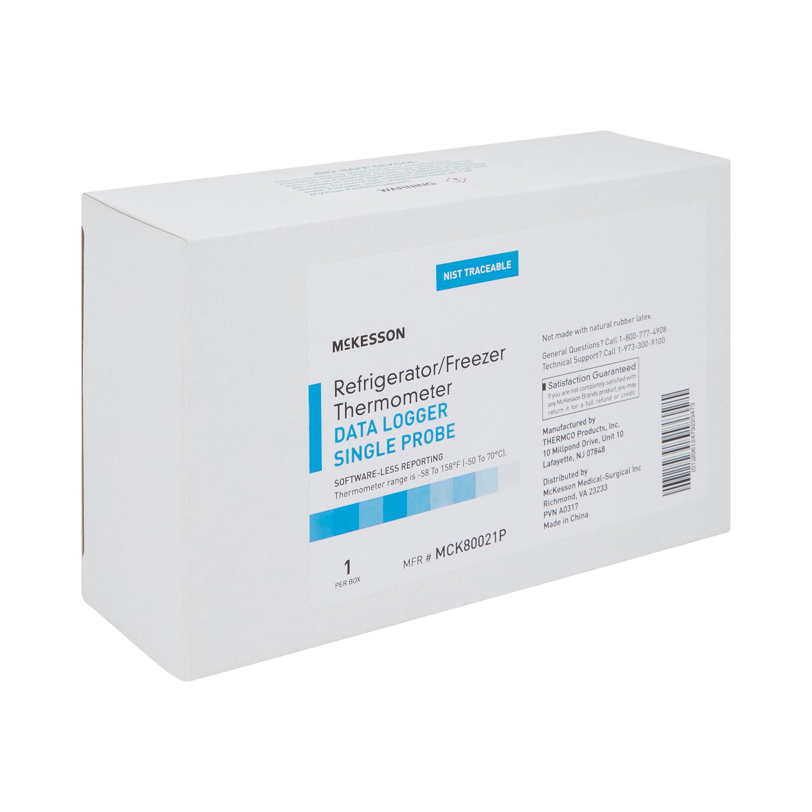 McKesson Datalogging Refrigerator / Freezer Thermometer With Alarm