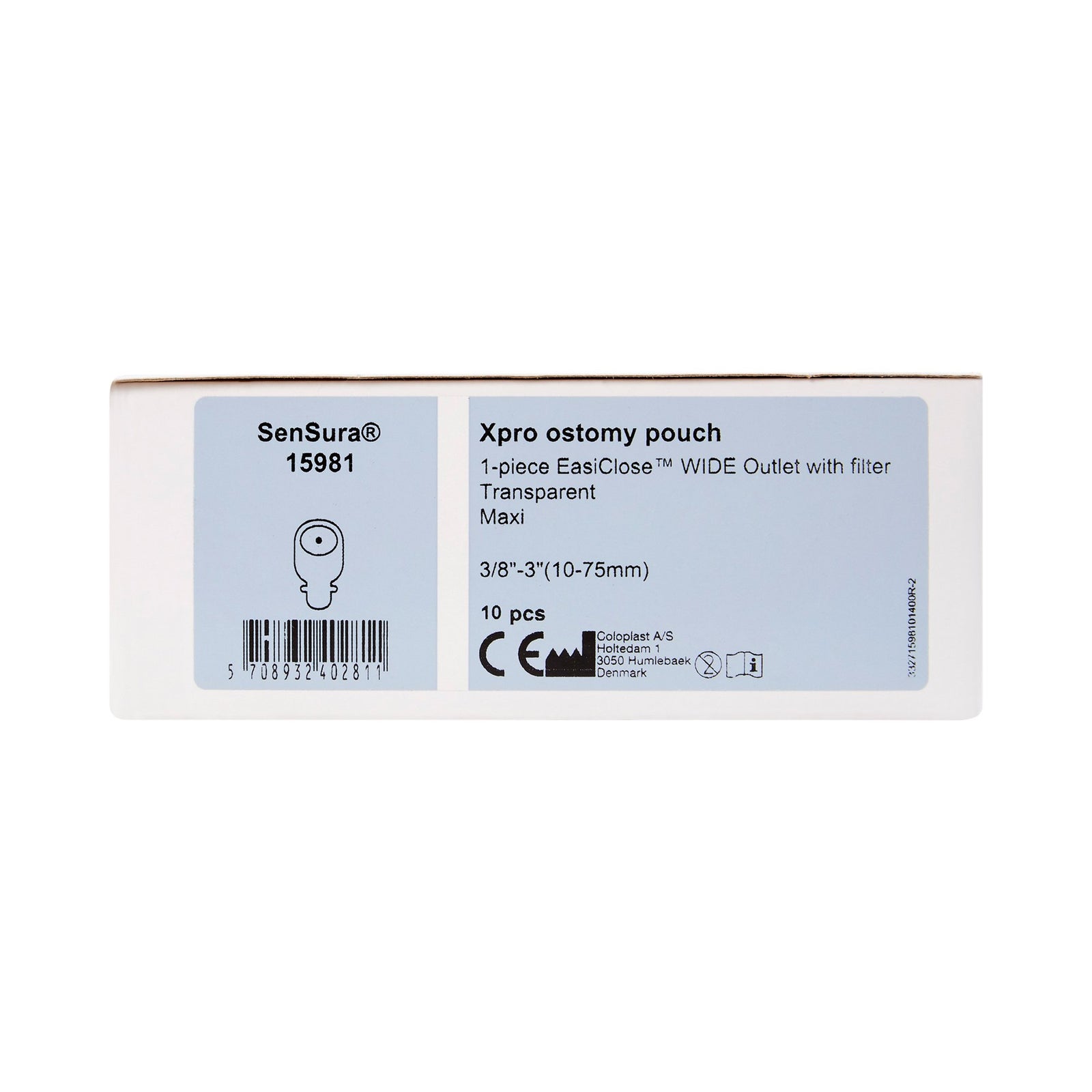 Coloplast SenSura Xpro Flat MAXI Drainable Pouch