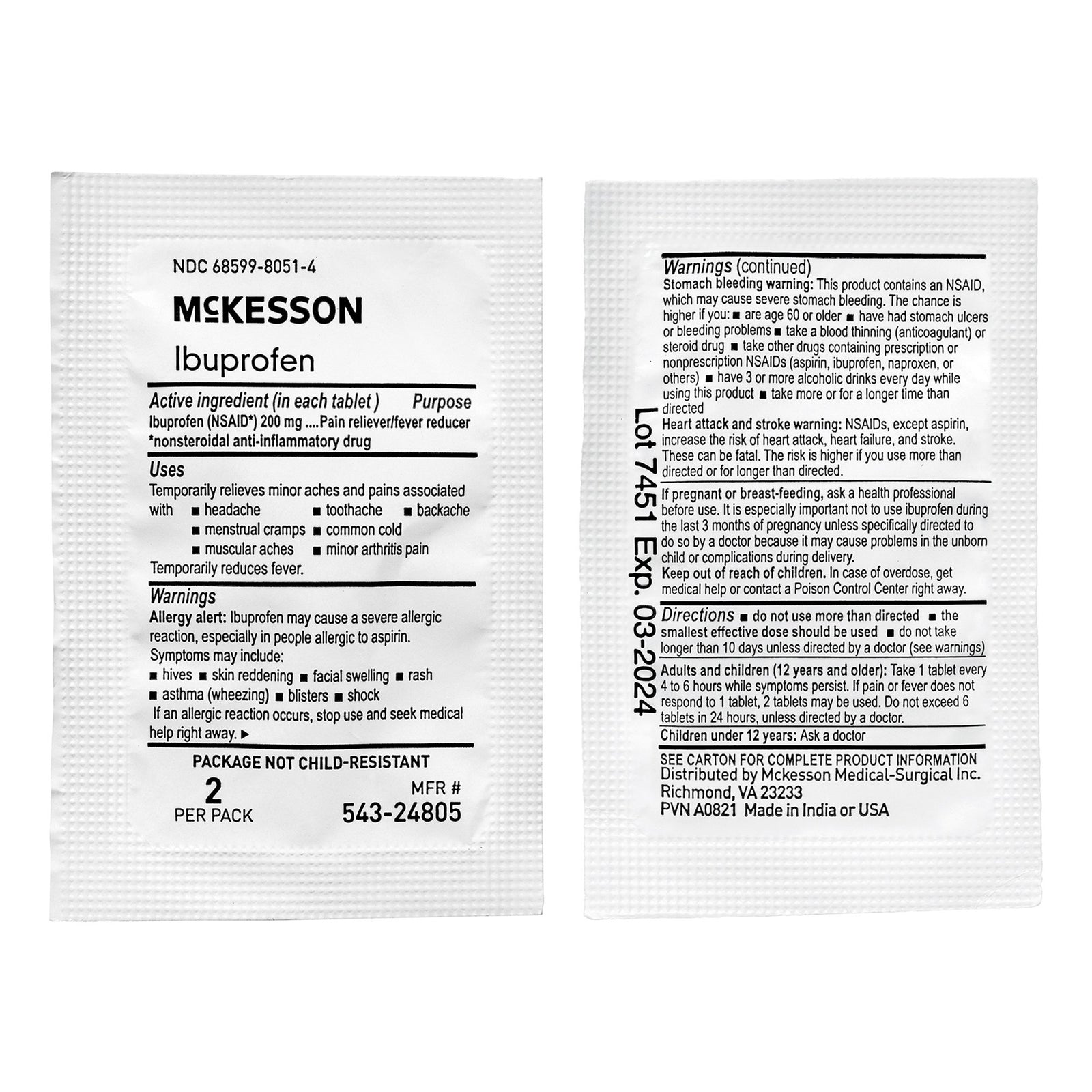 McKesson Ibuprofen Pain Relief