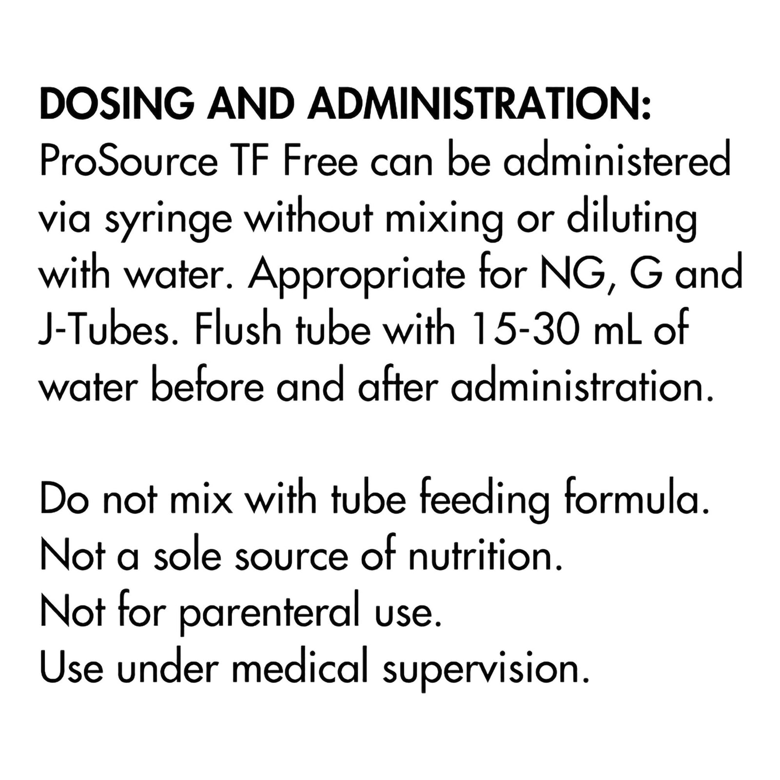 ProSource TF Free Tube Feeding Formula
