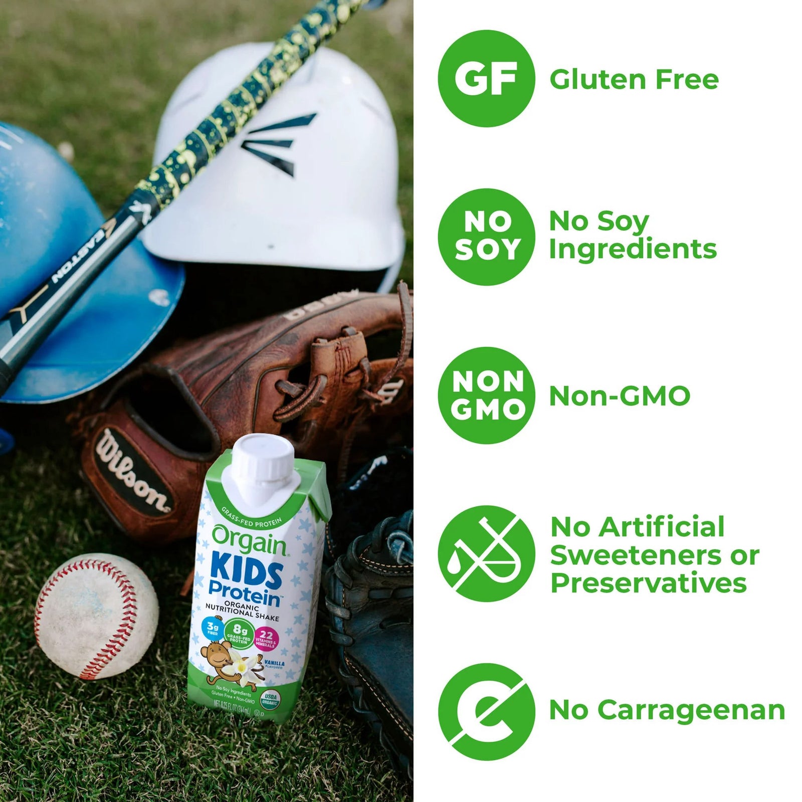 Orgain Kids Plant Protein Nutritional Shake Pediatric Oral Supplement