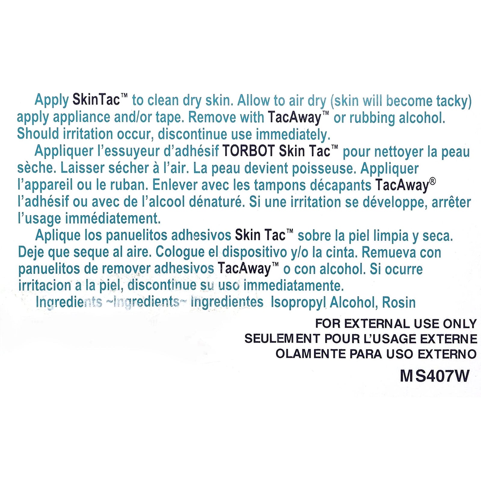 Skin Tac Skin Barrier Wipe