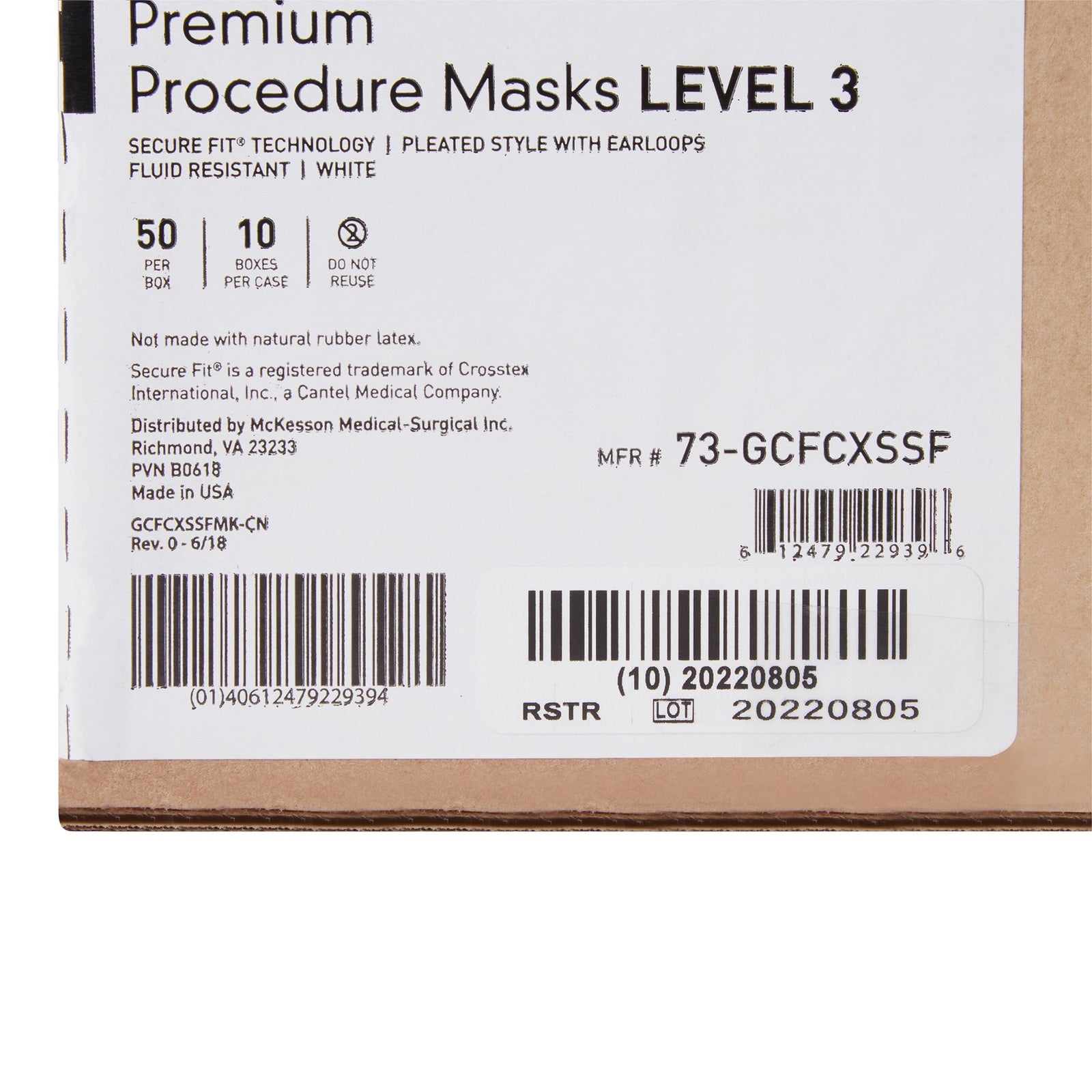 McKesson Procedure Mask With Eye Shield