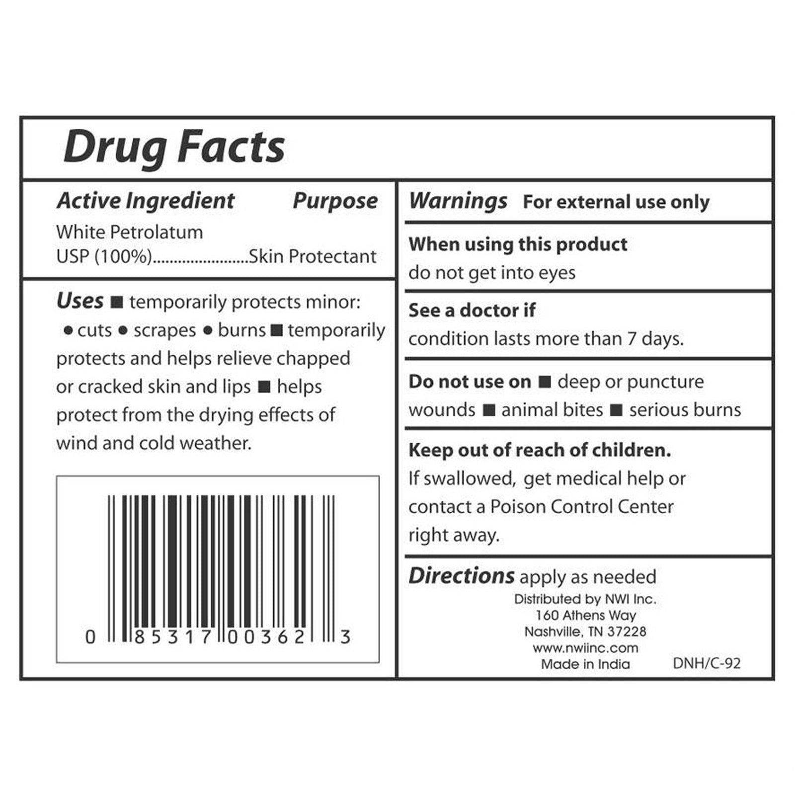 CareALL Petroleum Jelly