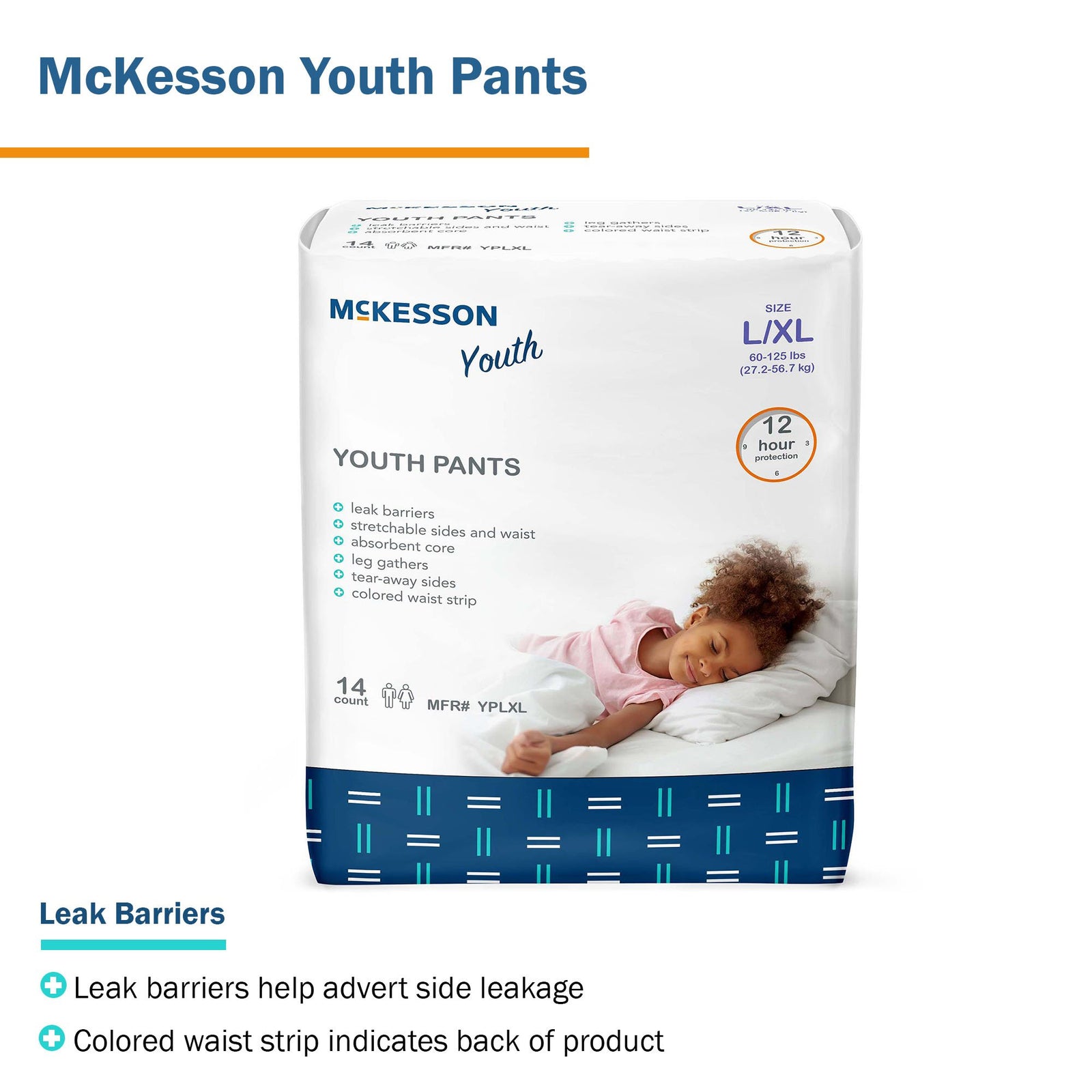McKesson Unisex Youth Absorbent Underwear