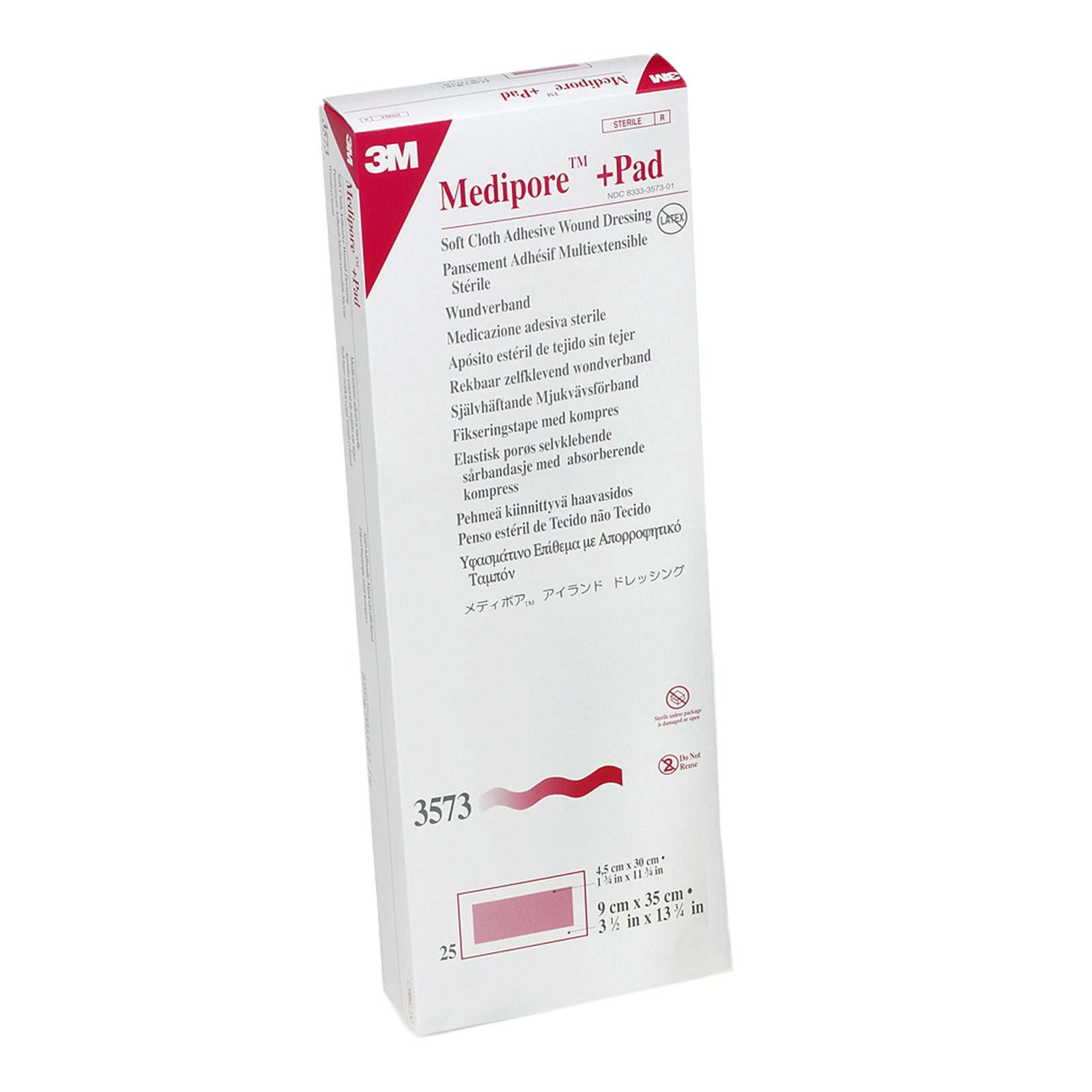 3M Medipore Pad Soft Cloth Adhesive Wound Dressing