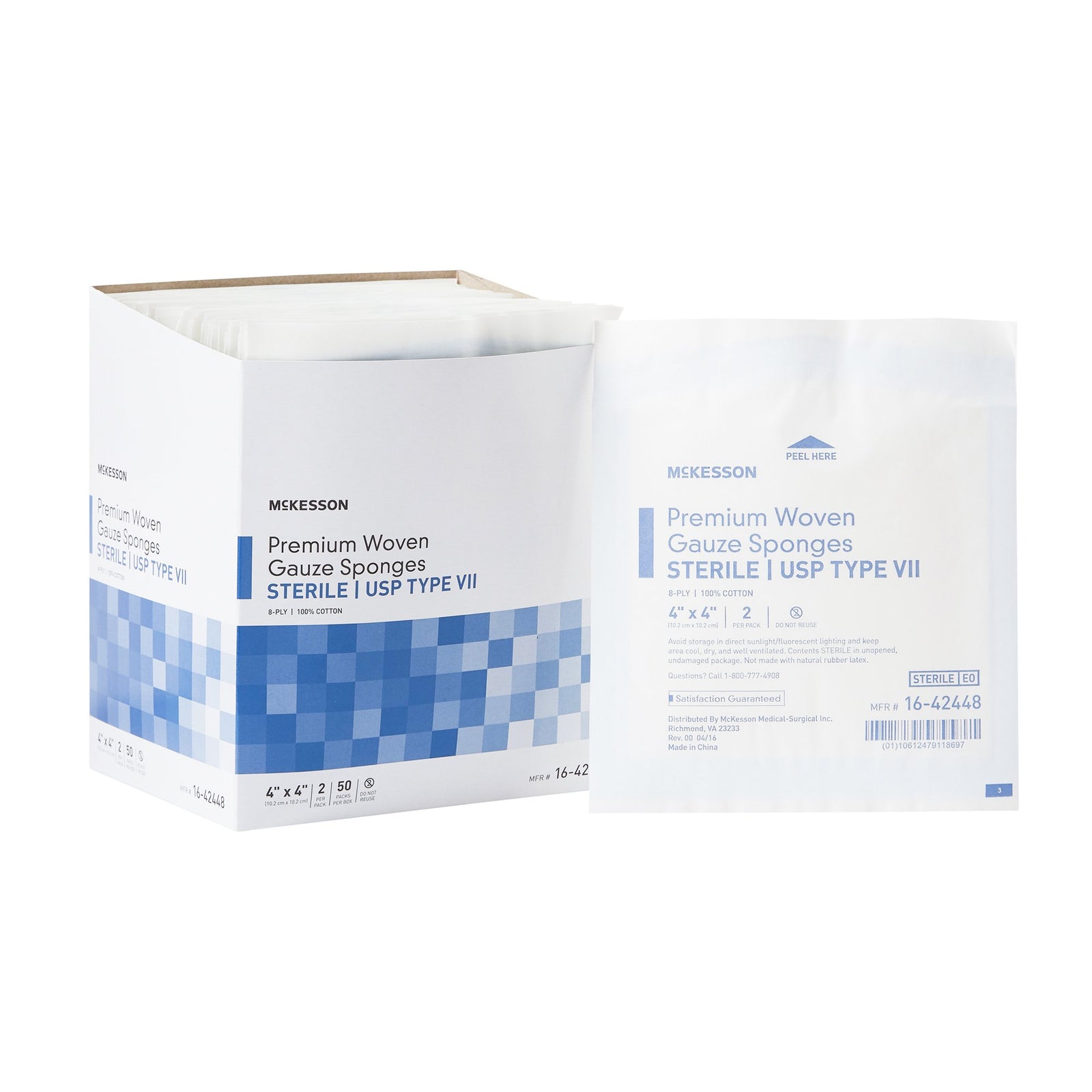 McKesson NonSterile USP Type VII Gauze Sponge