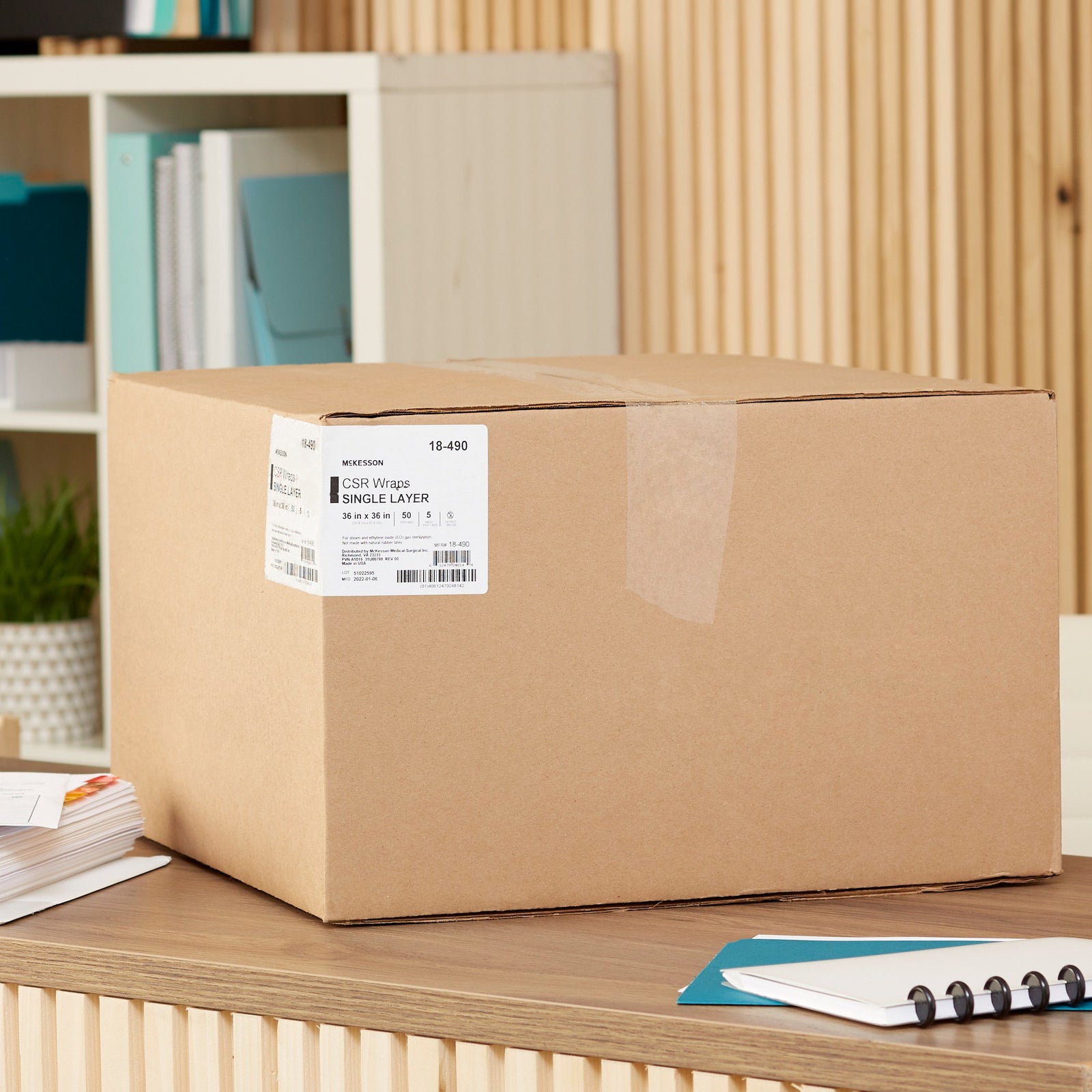 McKesson Single Layer Sterilization Wrap