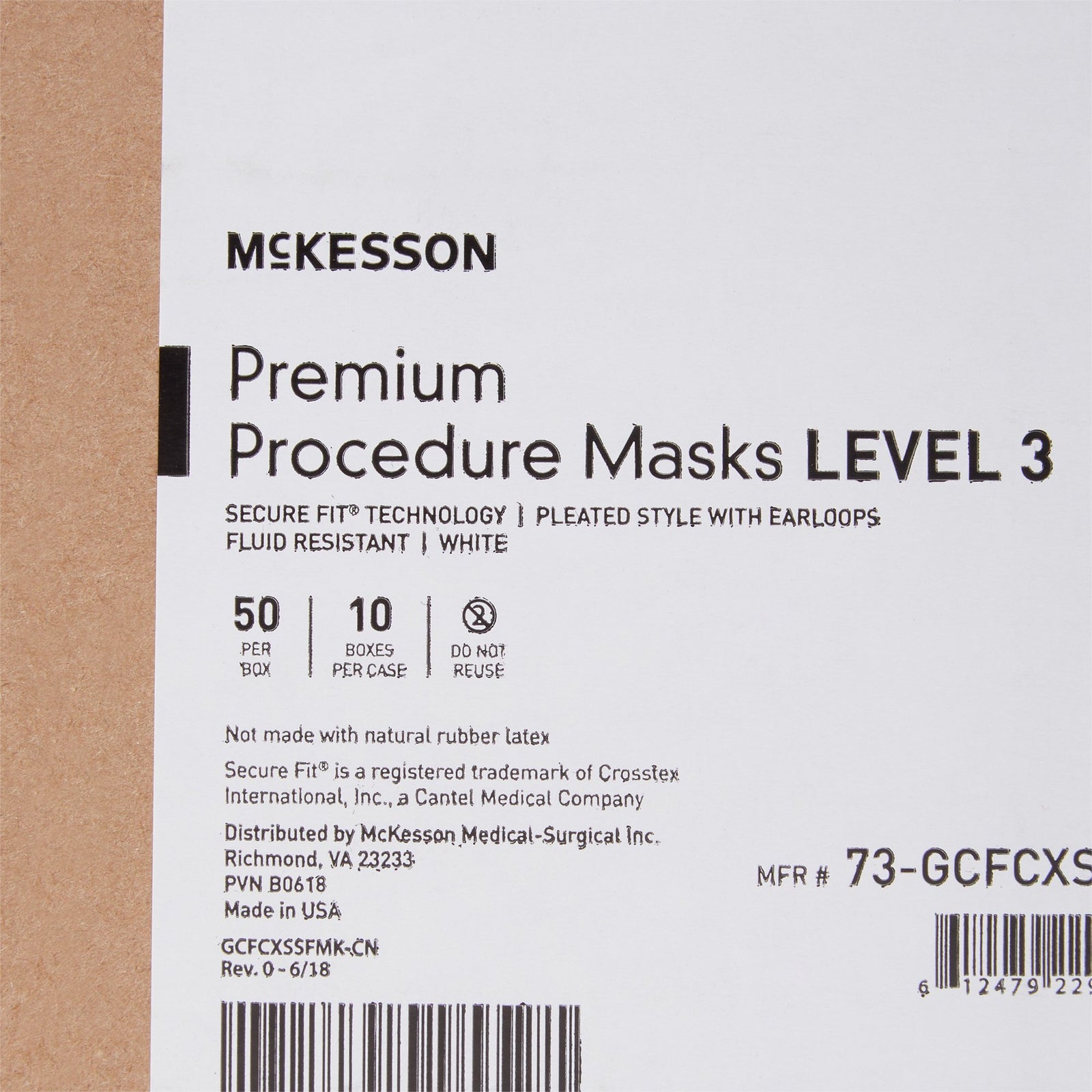 McKesson Procedure Mask With Eye Shield